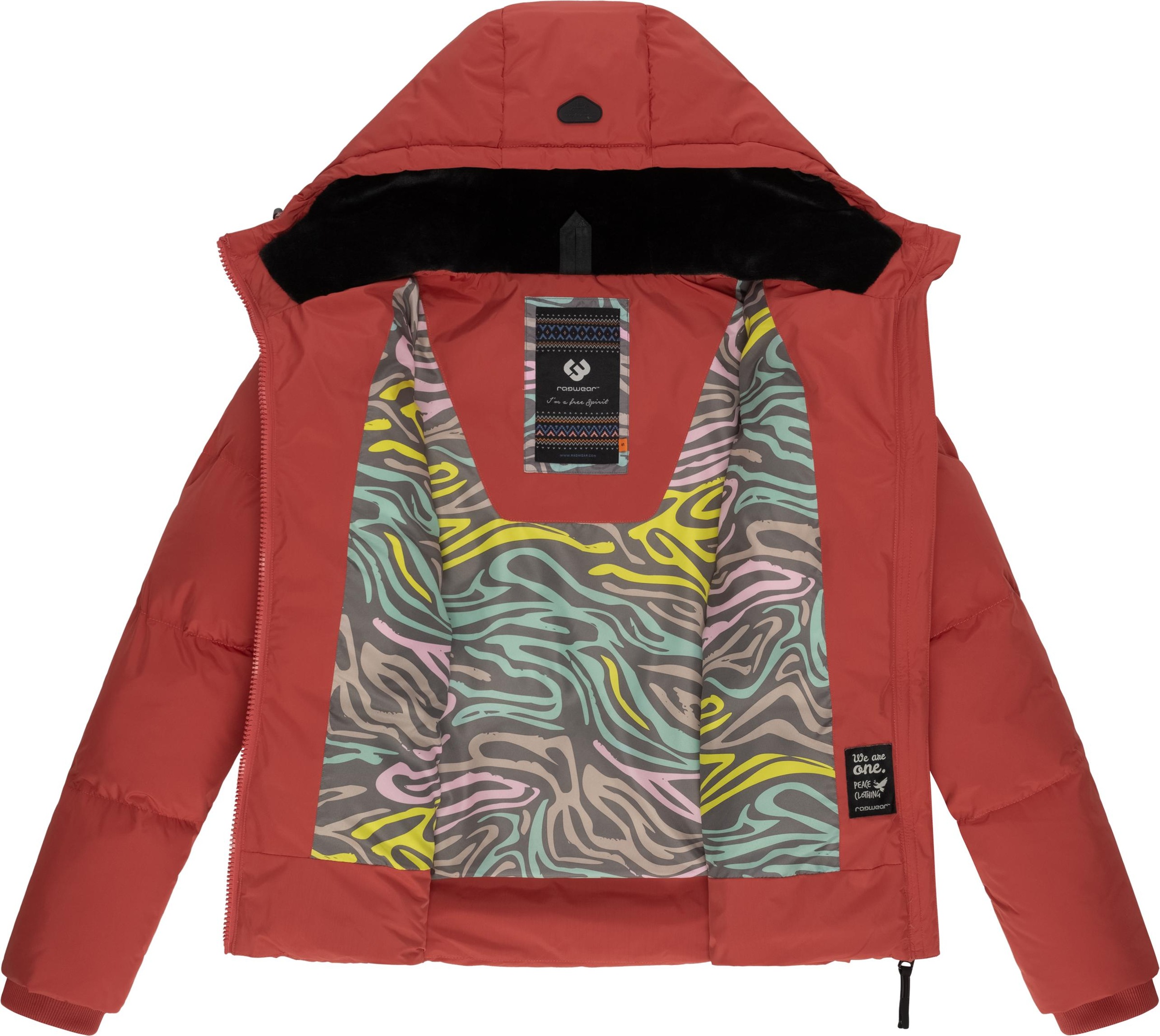 Ragwear Steppjacke »Briony«, mit Kapuze, Wasserdichte Damen Winterjacke mit Kapuze