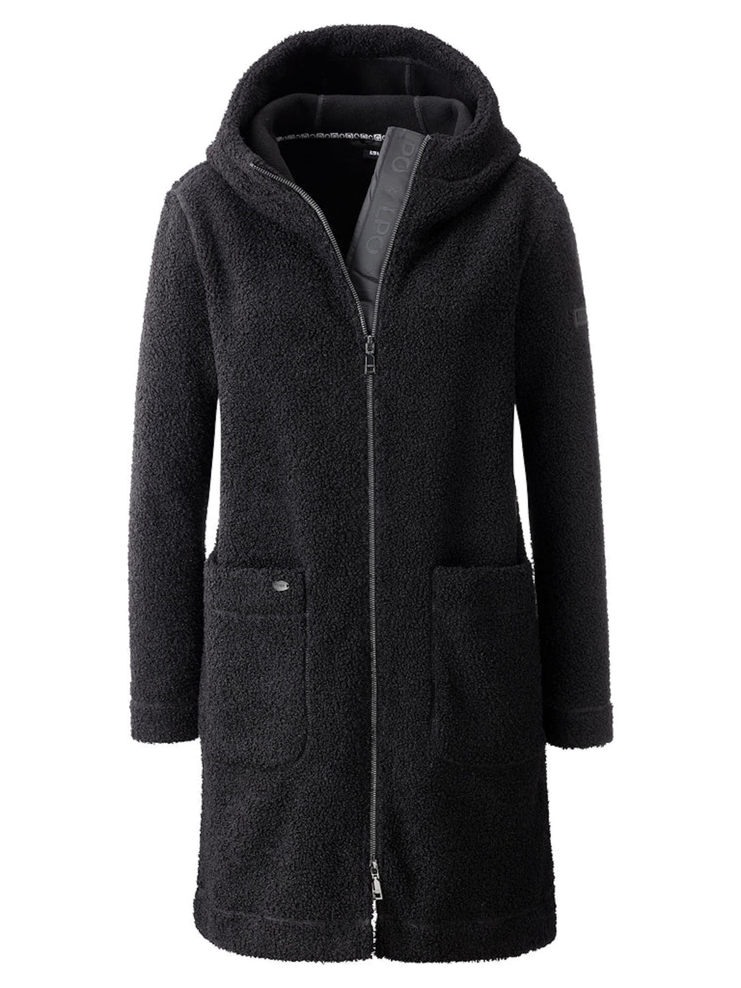 LPO Fleecejacke "Fleece-Mantel Carry" Teddyfleece Longjacke günstig online kaufen