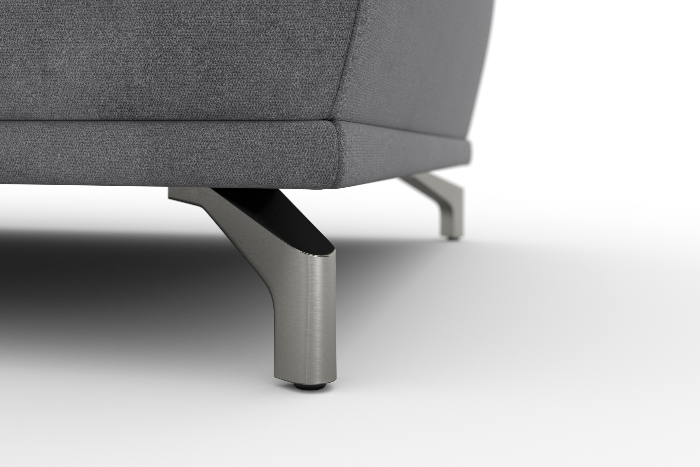sit&more Ecksofa »Cabrio L-Form, mit Sitztiefenverstellung, Arm- und Kopfteilverstellung«, 2 Nierenkissen, Federkern, optional Bettfunktion und Stauraum