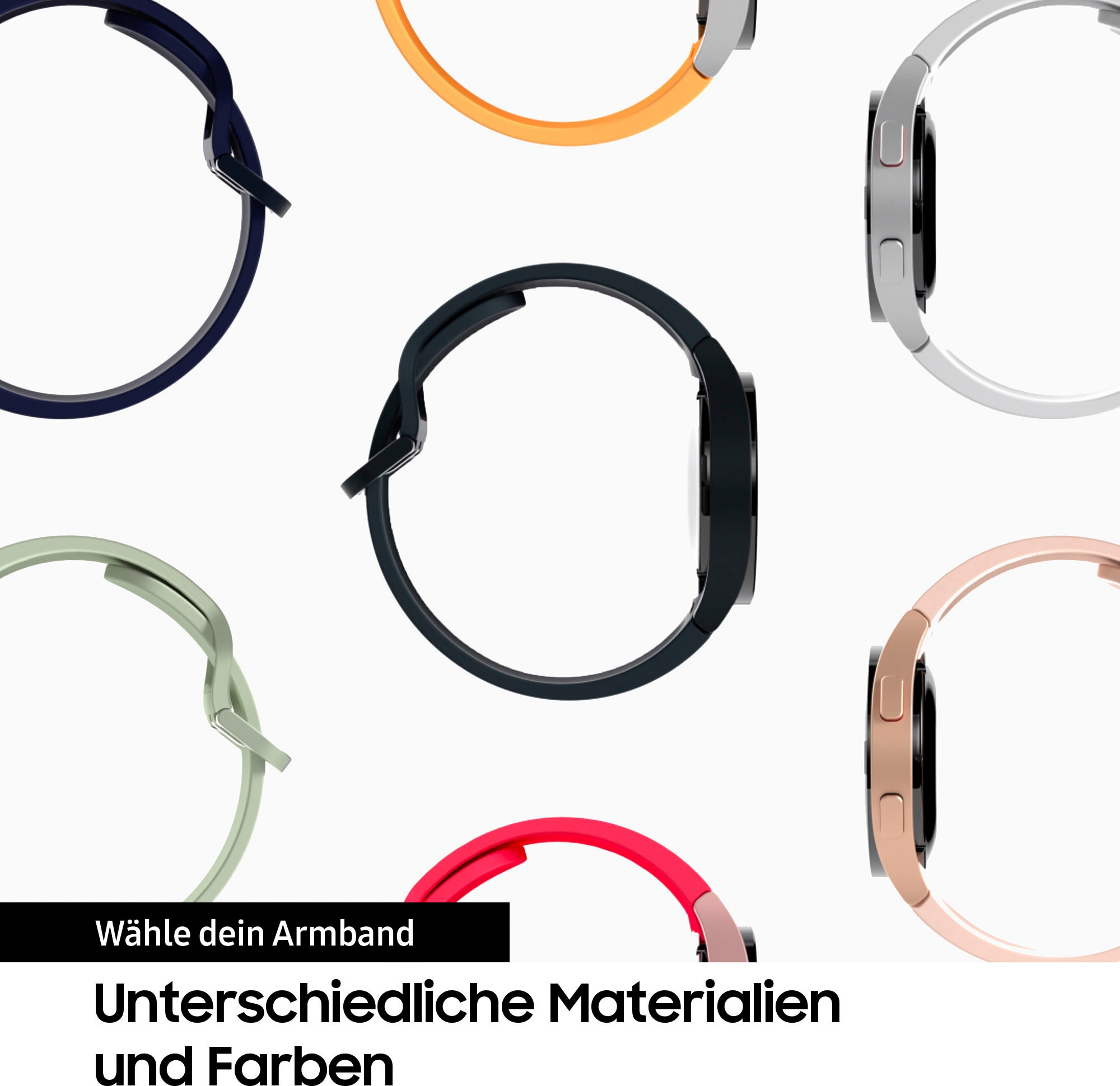 Samsung Smartwatch »Galaxy Watch 4-40mm BT«, (Wear OS by Google Fitness Uhr, Fitness Tracker, Gesundheitsfunktionen)