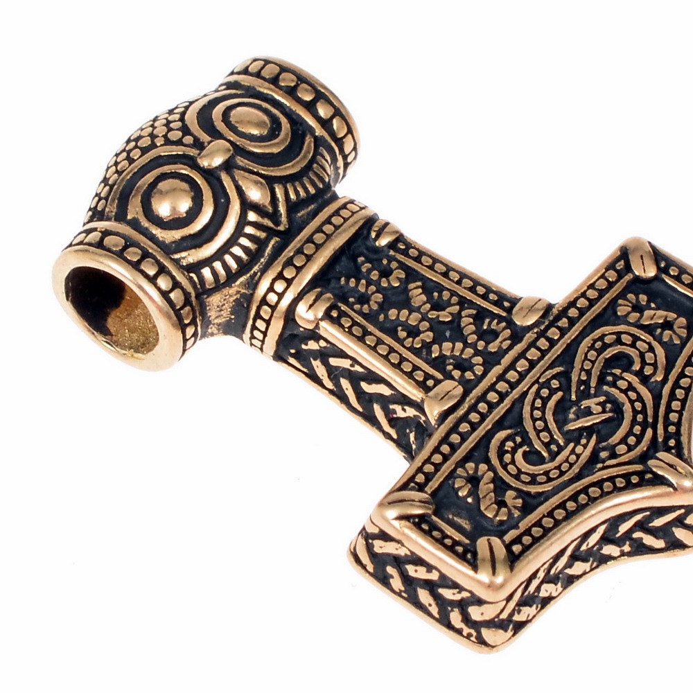 Adelia´s Amulett »Thorshammer Anhänger / Amulett Mjölnir von Ödeshög«, World of the Vikings