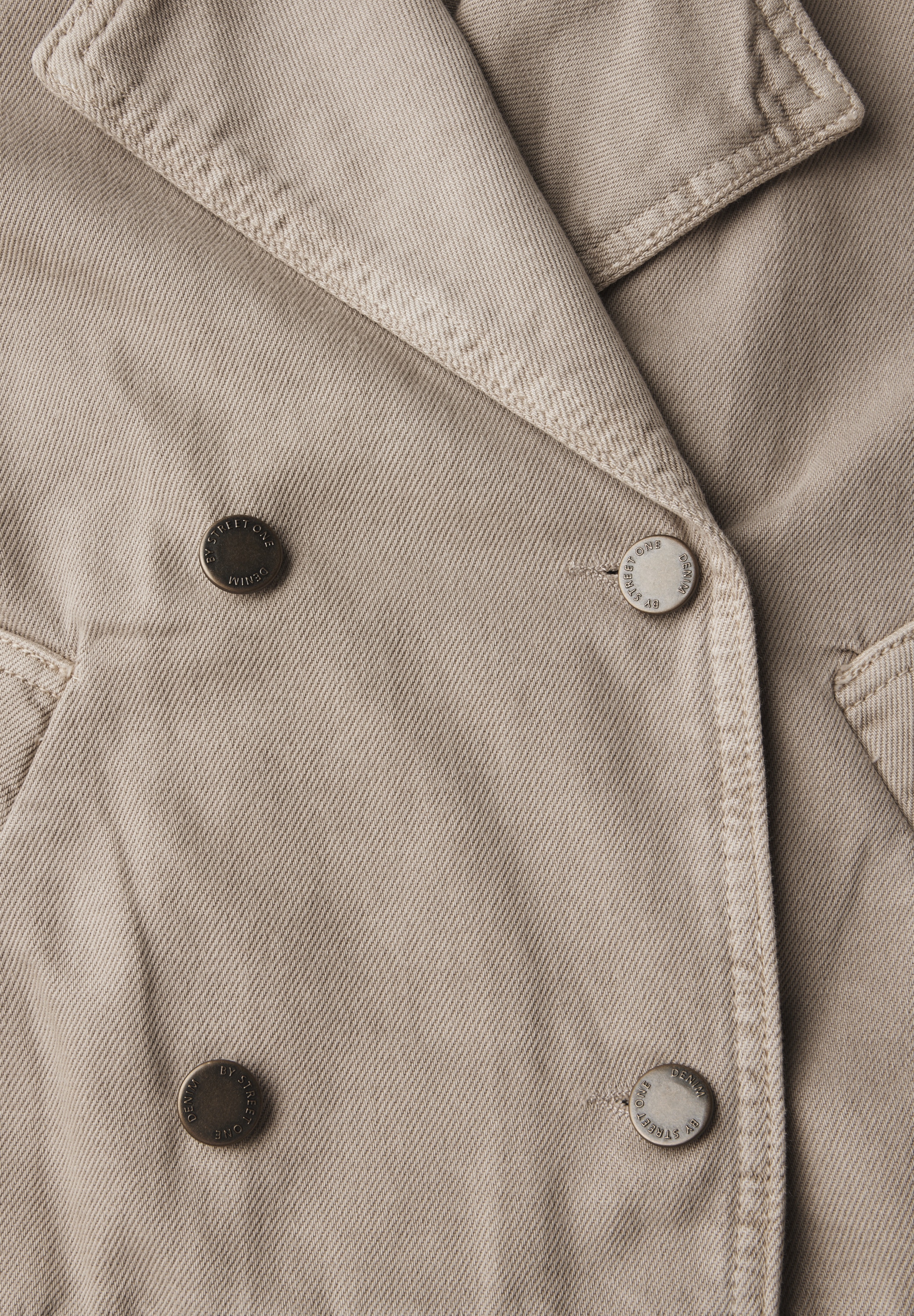 STREET ONE Kurzjacke, in Trench-Look, Jeansjacken-Style