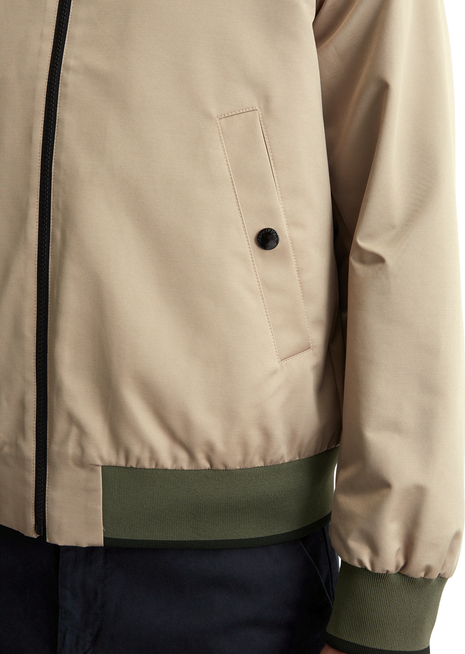 Marc O'Polo Outdoorjacke »aus wasserabweisendem Micro-Canvas«, ohne Kapuze