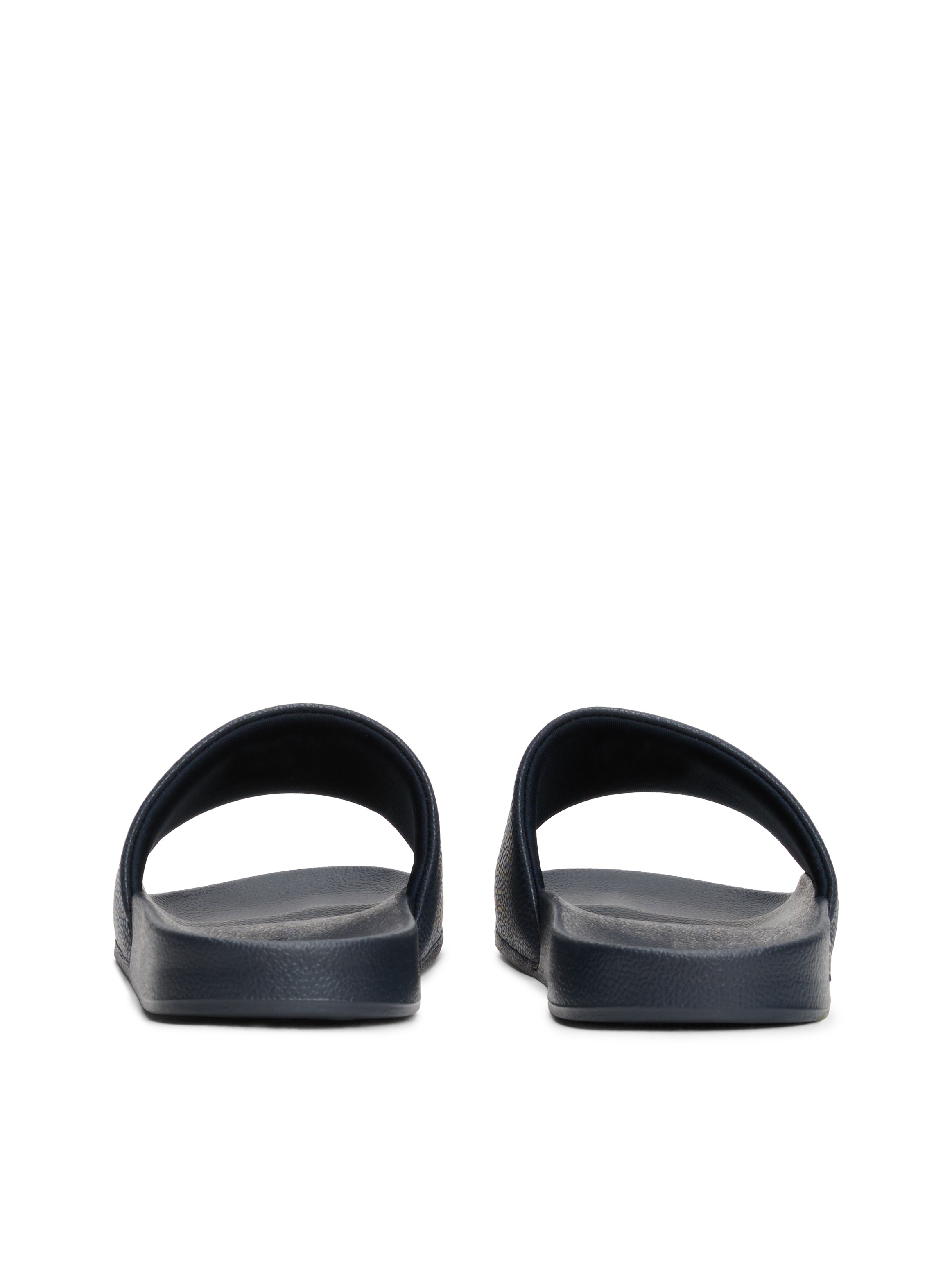 Tommy Hilfiger Pantolette "HILFIGER PRINT TUMBLE POOL SLIDE", Hausschuh, So günstig online kaufen