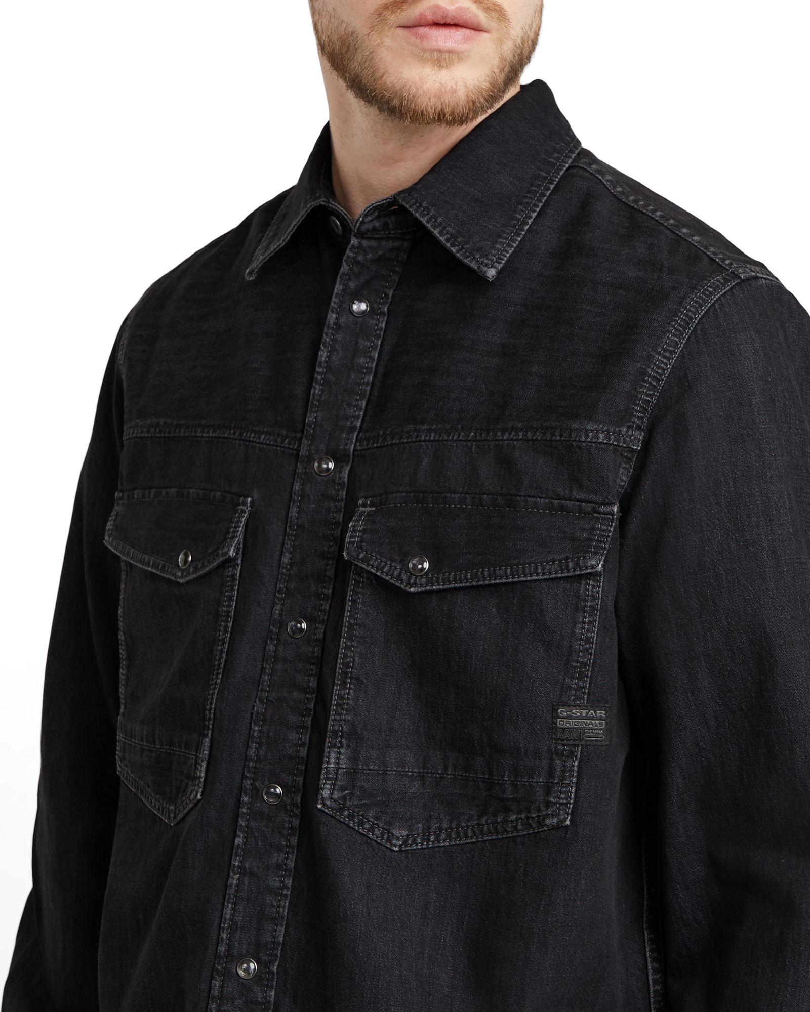 G-STAR T-Shirt »Dakota Slim Denim Hemd«