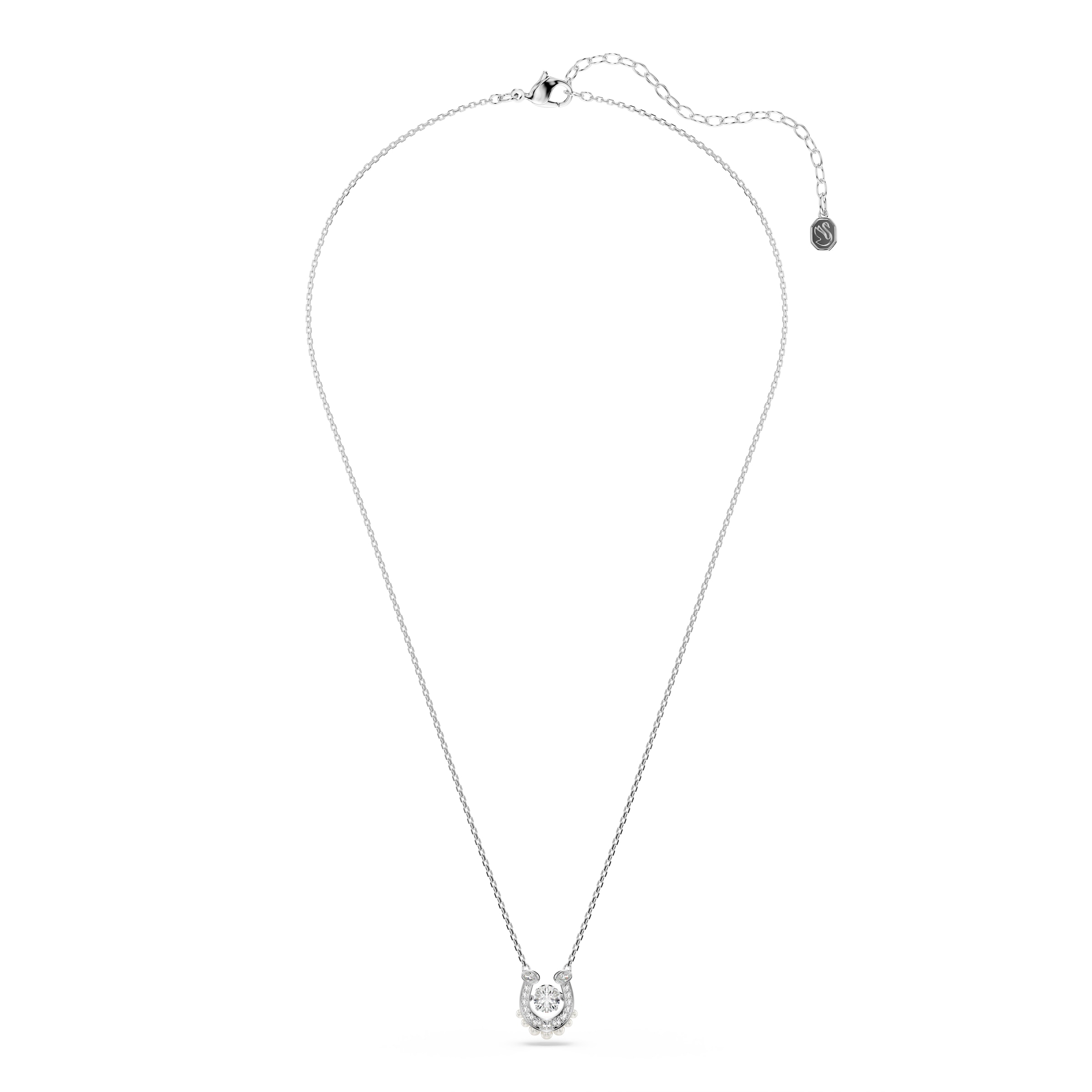 Swarovski Kette mit Anhänger »Schmuck Geschenk Symbolica Halskette Hufeisen« mit Swarovski® Kristall - mit Swarovski® Perle