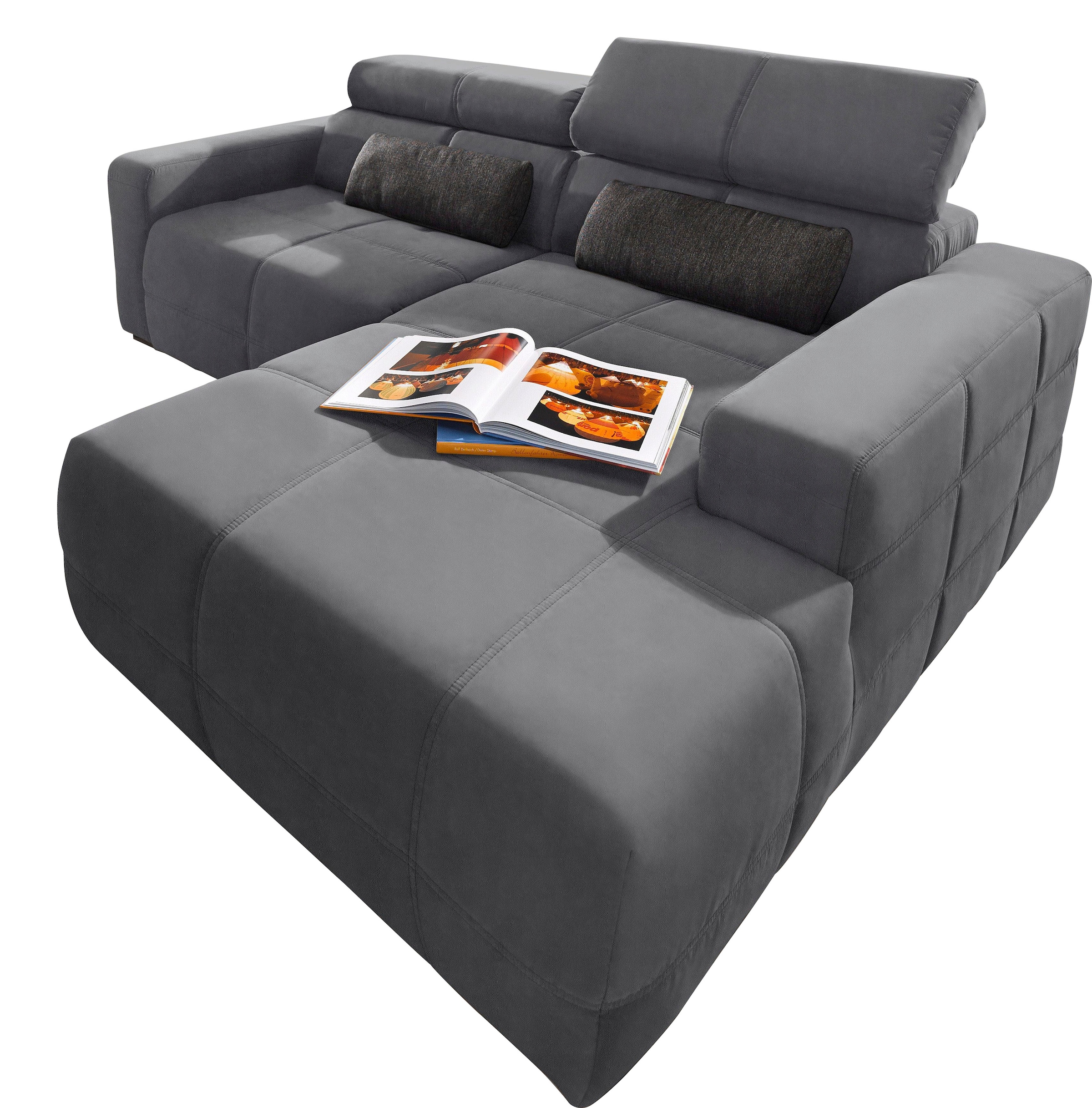 DOMO collection Ecksofa "Brandon Sitzbelastung 140 kg, kleine Ausführung B/ günstig online kaufen