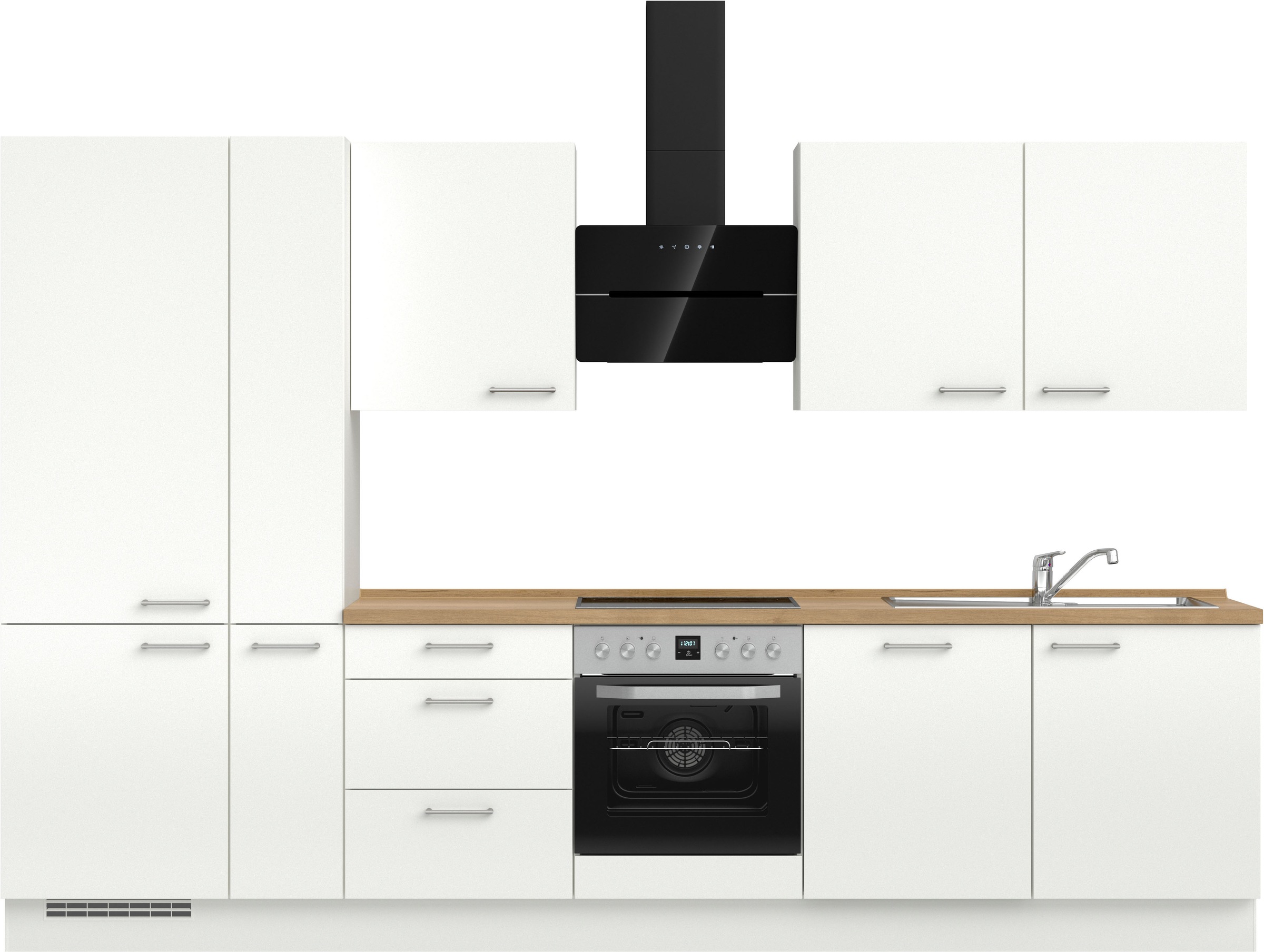 nobilia Küchenzeile ""Laser II", Ausrichtung wählbar, Breite 330 cm" vormon günstig online kaufen