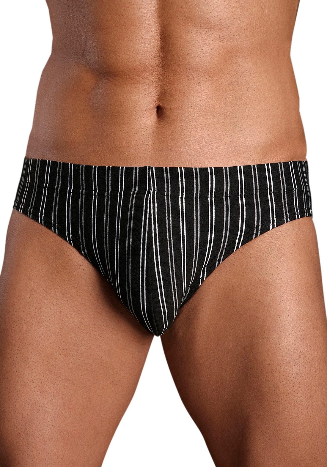 le jogger Slip Packung, 6 Stk. mit garngefärbten Streifen günstig online kaufen