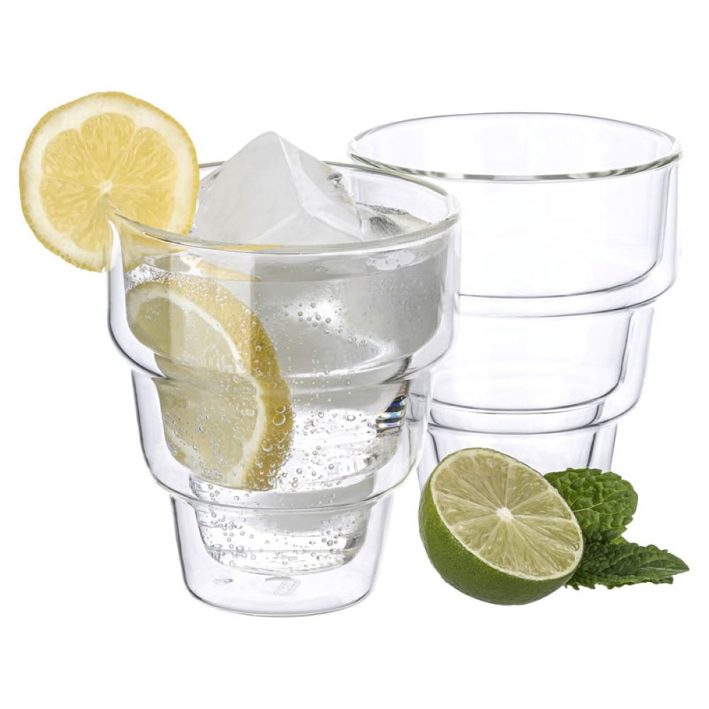 Mulex Latte-Macchiato-Glas "Mulex Gläser Set Denver" doppelwandiges Trinkgl günstig online kaufen