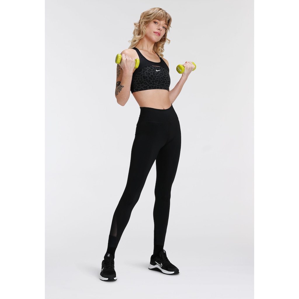 Nike Trainingstights »ONE WOMEN'S MID-RISE / MESH-PANELED LEGGINGS«