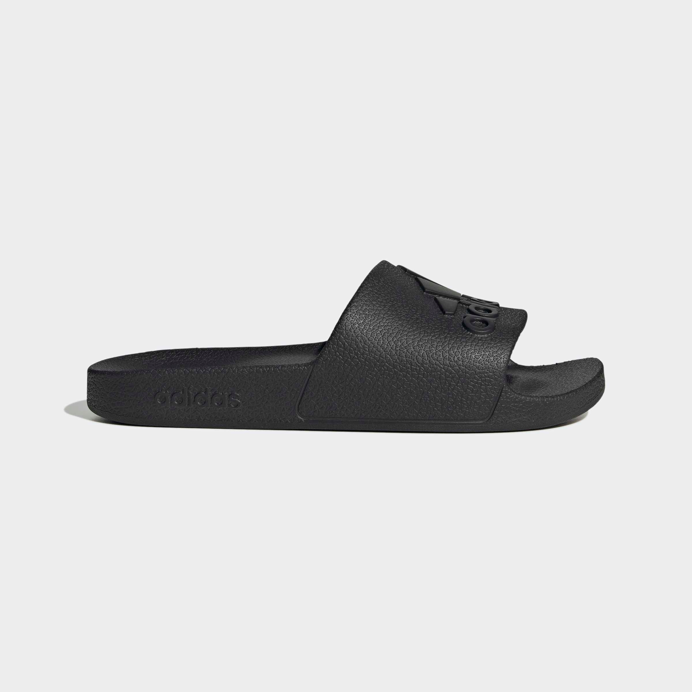 Badesandale ADIDAS SPORTSWEAR "ADILETTE AQUA", Herren, Gr. 38, schwarz (core schwarz, core schwarz, core schwarz), Synthetik, Schuhe, Badelatschen 2