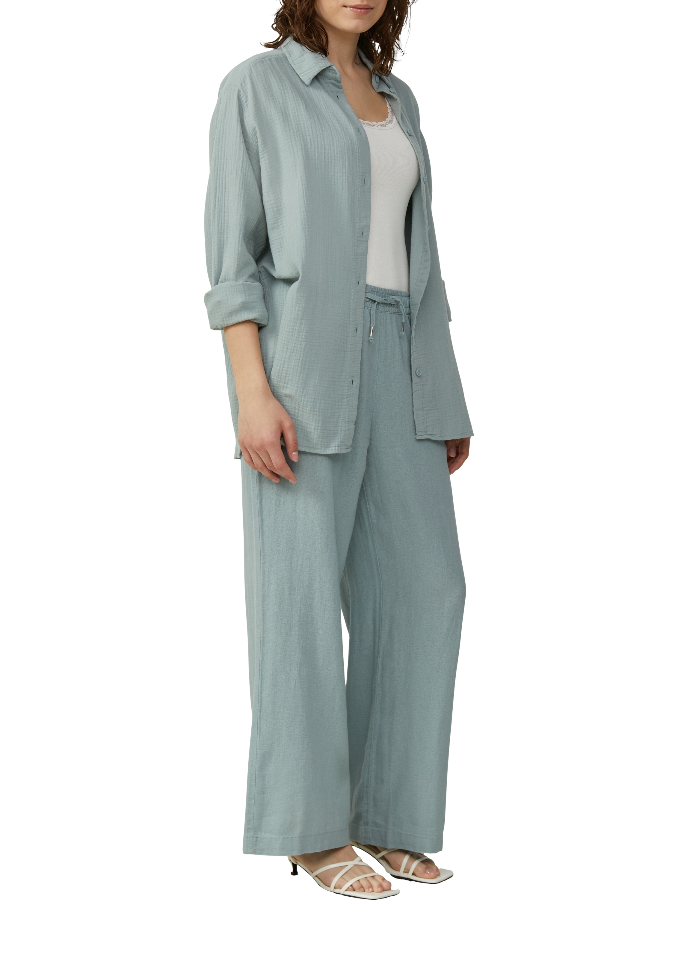 QS Leinenhose, mit Gummizug