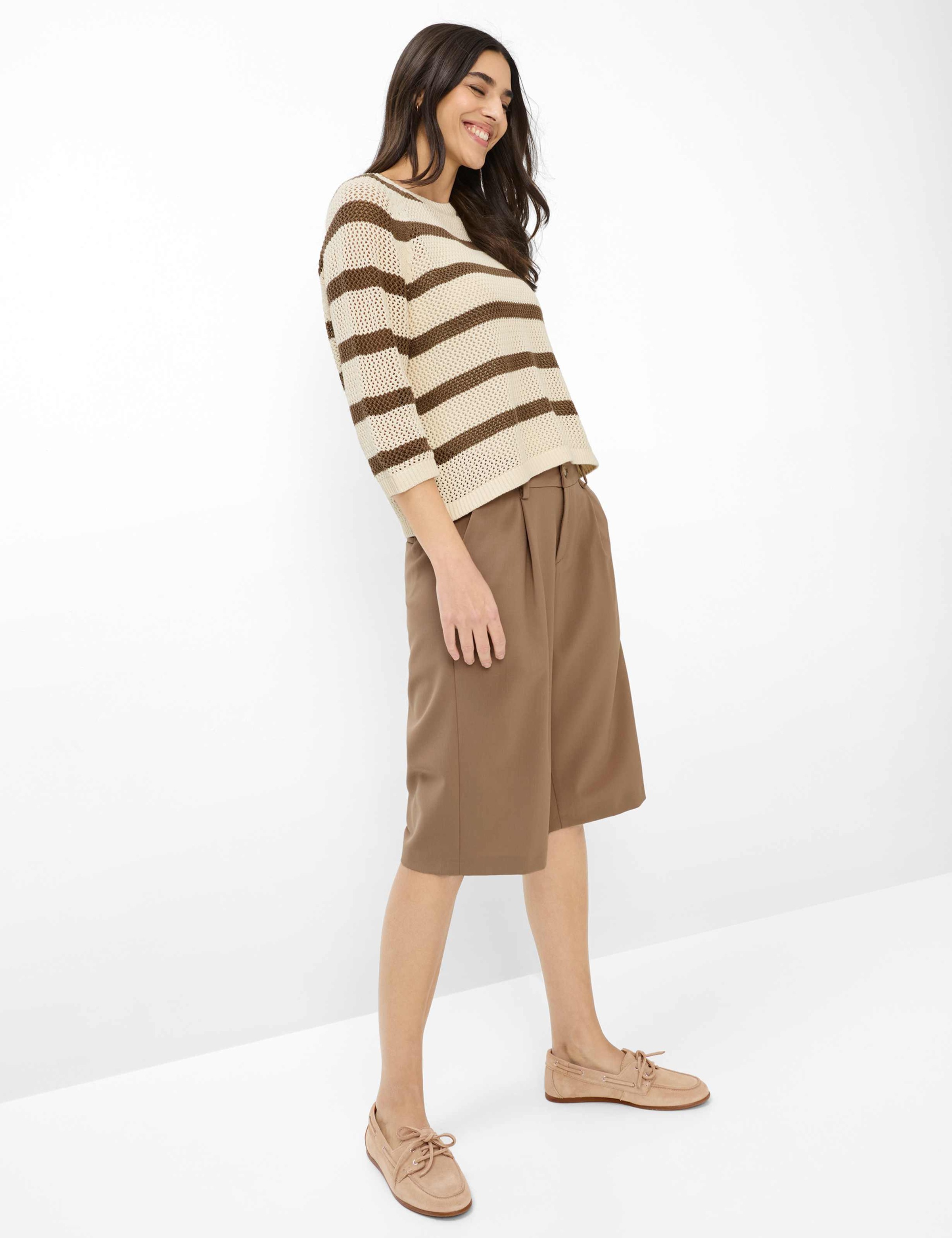 BRAX NALA Knit Pullover Brown 42 4