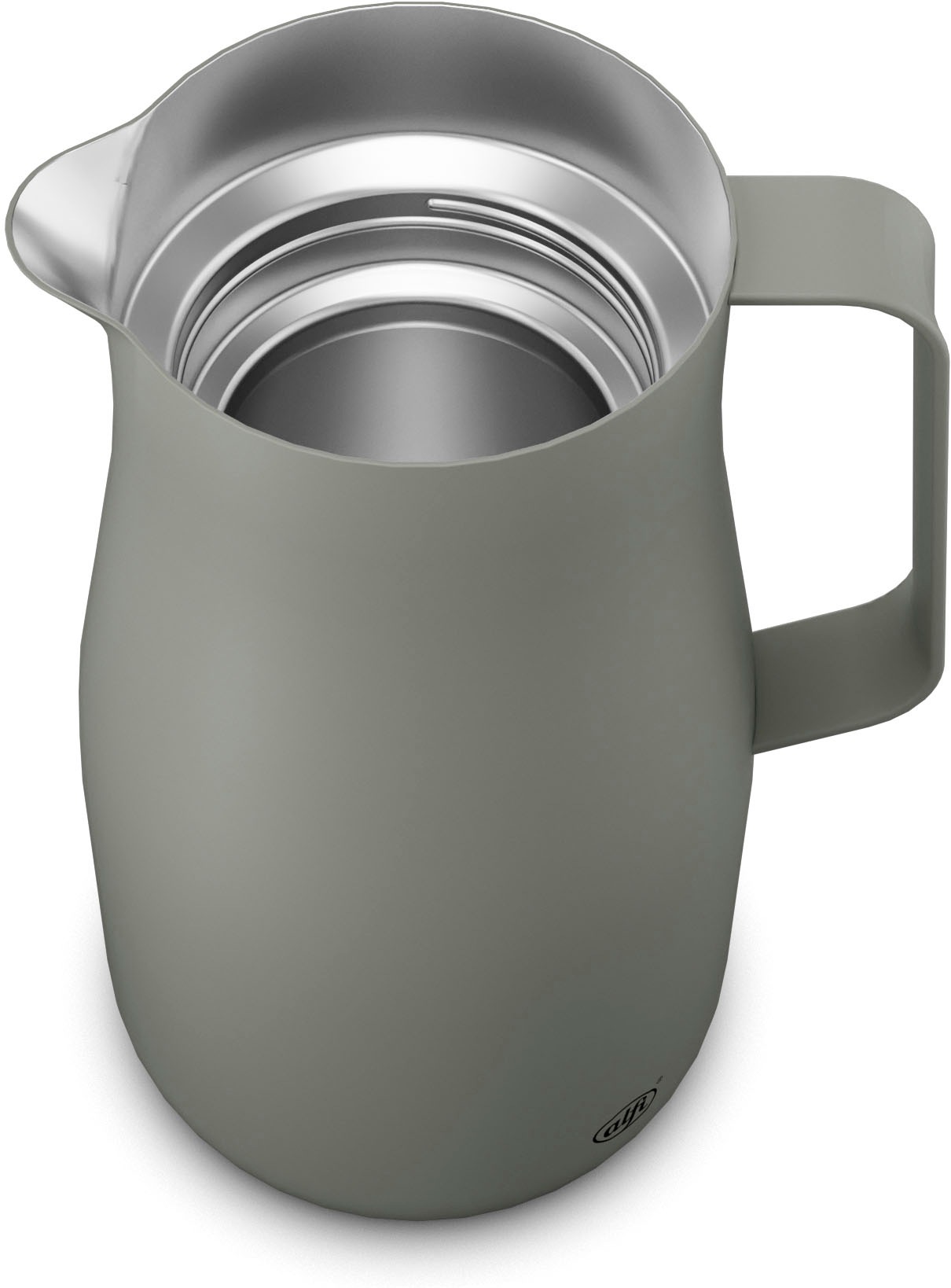 Alfi Isolierkanne »STUDIO TEA, aus doppelwandigem Edelstahl«, 1 l, (1 St.), 12h heiß & 24h kalt, ergonomischer Griff, große Öffnung