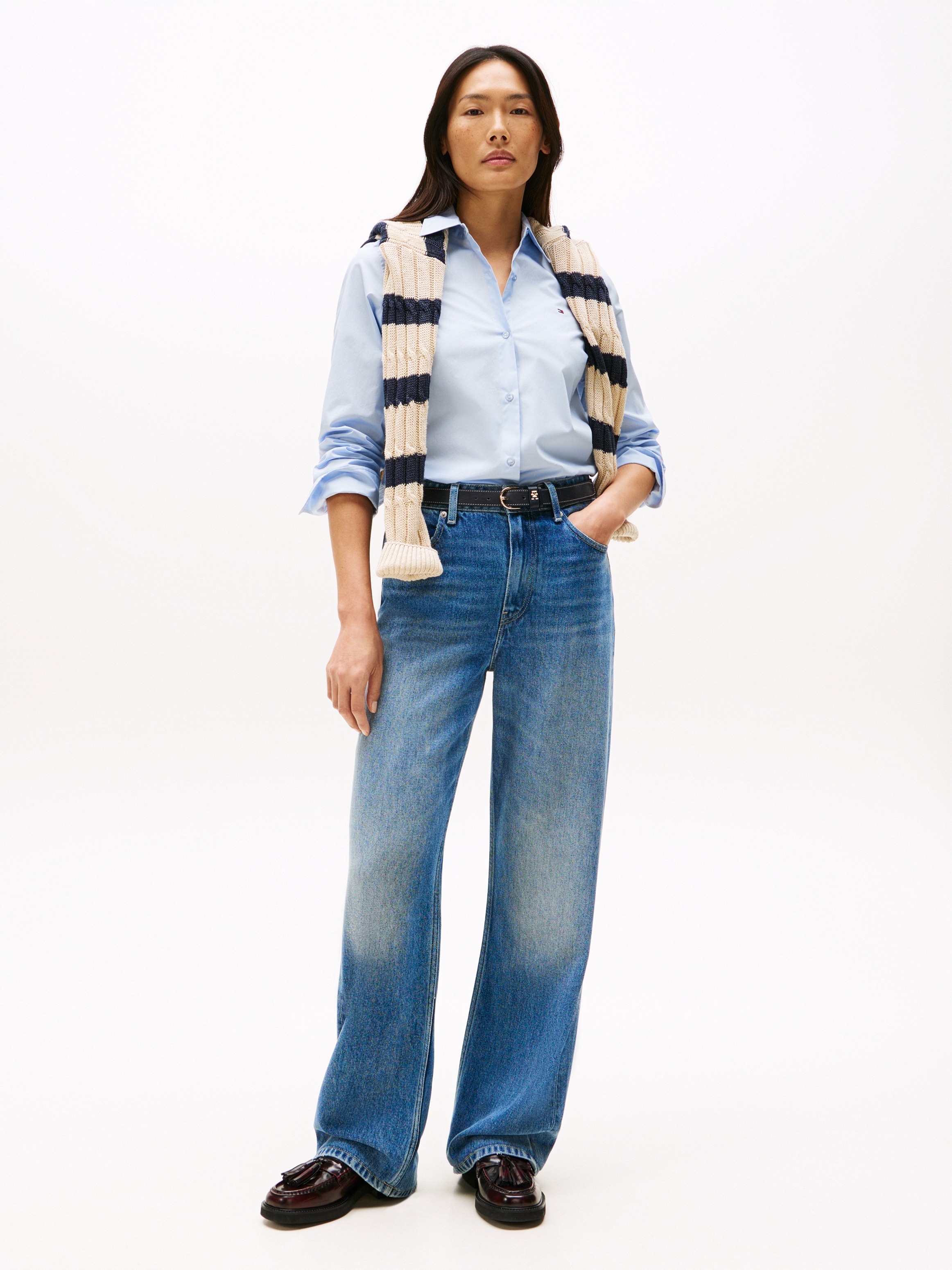 Tommy Hilfiger Shirtbluse "ESS POPLIN REGULAR SHIRT" günstig online kaufen