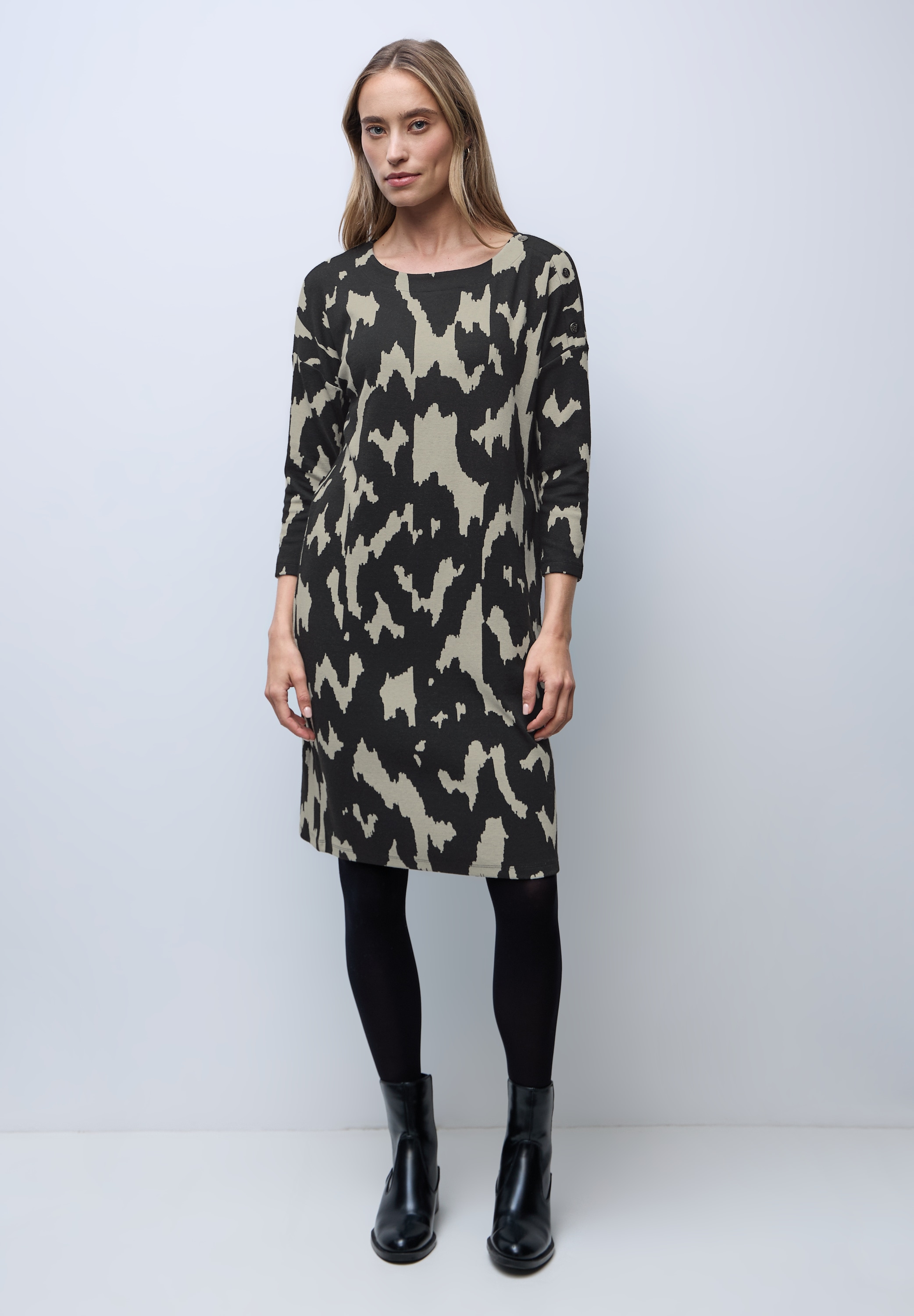 STREET ONE Midikleid Ohne Taschen knielang günstig online kaufen