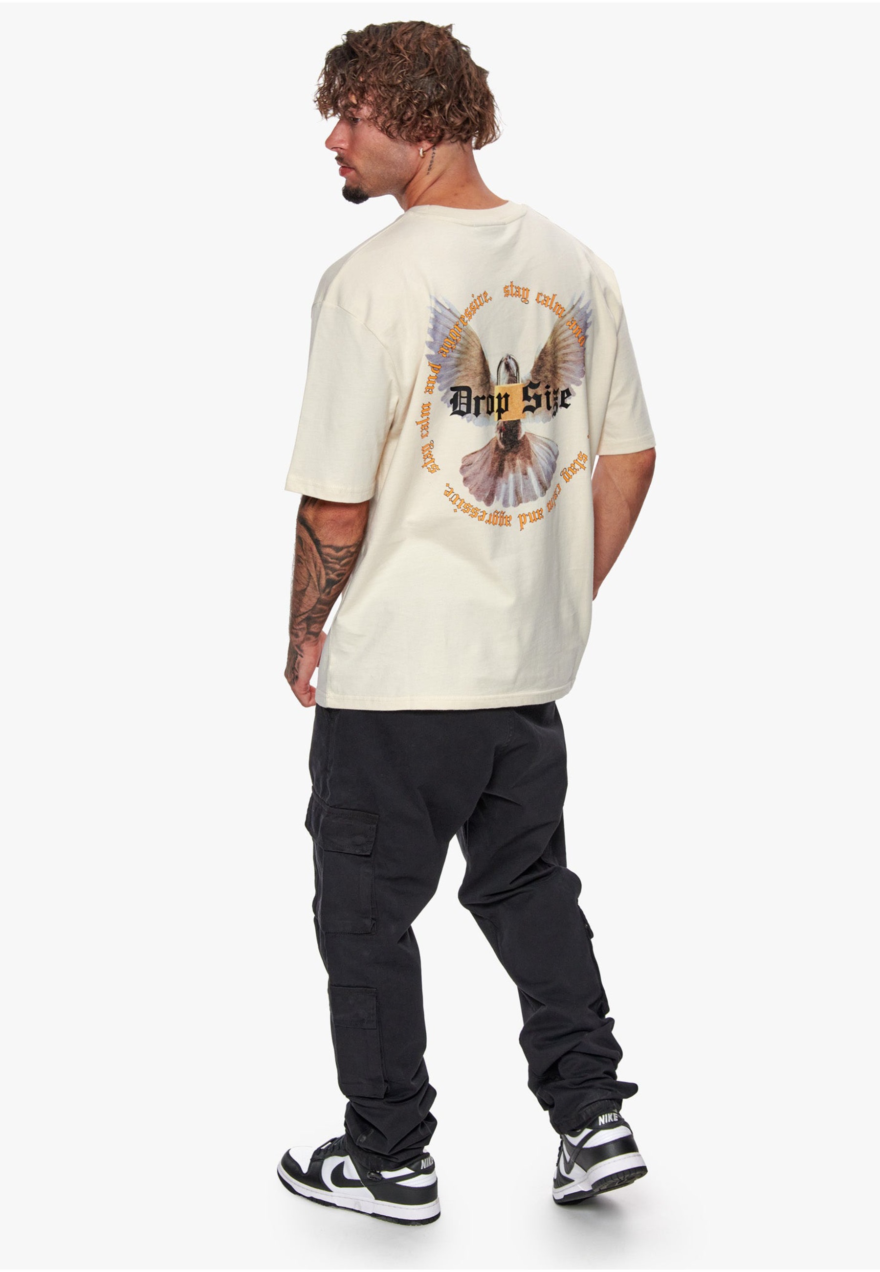 Dropsize T-Shirt »Dropsize Herren Heavy Oversize Dove 2.0 T-Shirt« 1 Stk.