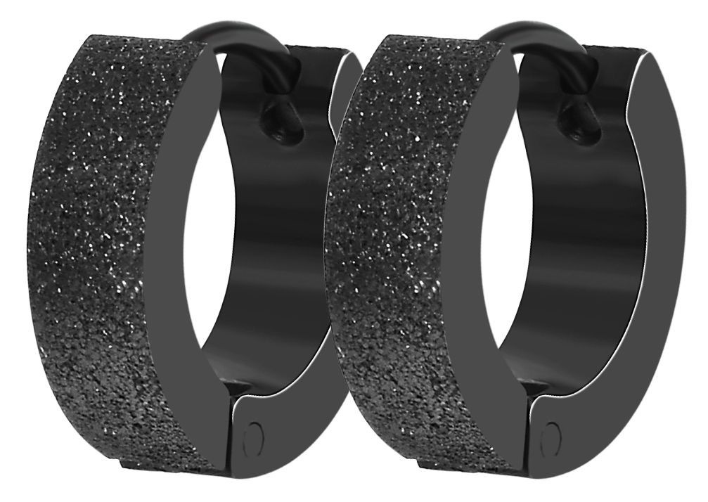 Adelia´s Paar Creolen »Neuheit 2025 - Damen Creolen aus mattem Edelstahl Ø 9 mm«