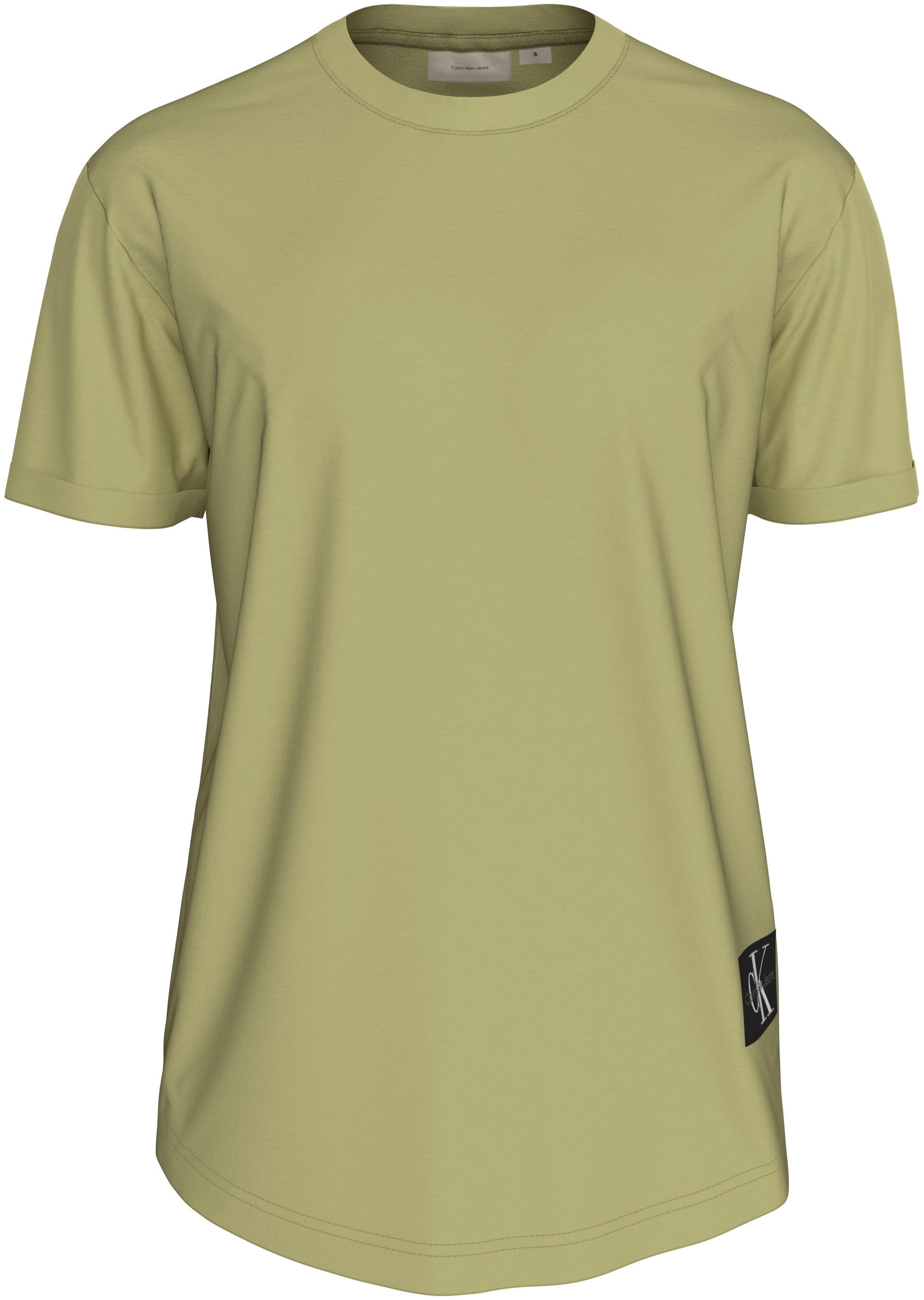 Calvin Klein Jeans T-Shirt »BADGE TURN UP SLEEVE« mit Logopatch