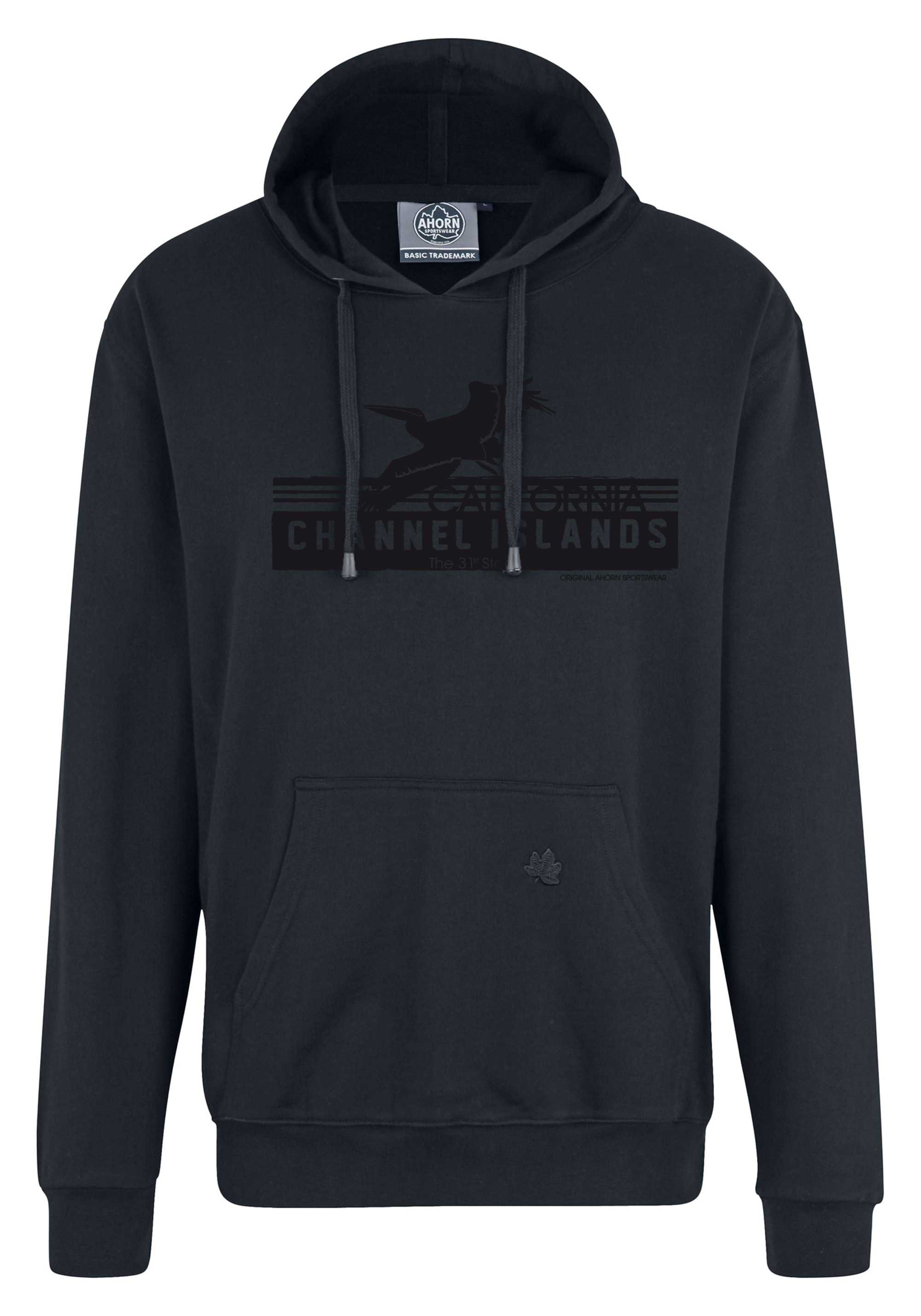 AHORN SPORTSWEAR Kapuzensweatshirt "CHANNEL ISLANDS", mit modischem Frontprint