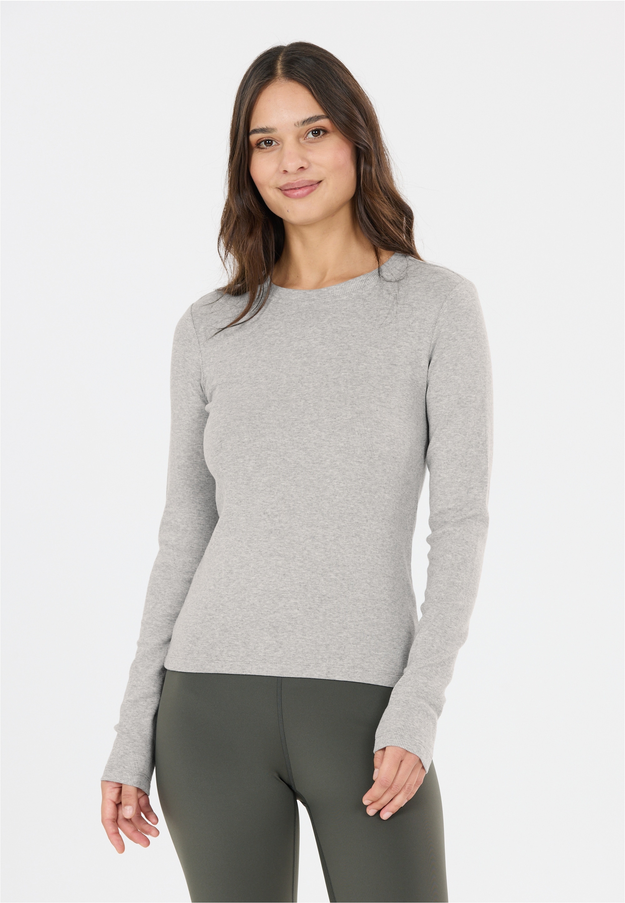 ATHLECIA Langarmshirt "Lenga" mit weichem Cotton-Touch günstig online kaufen