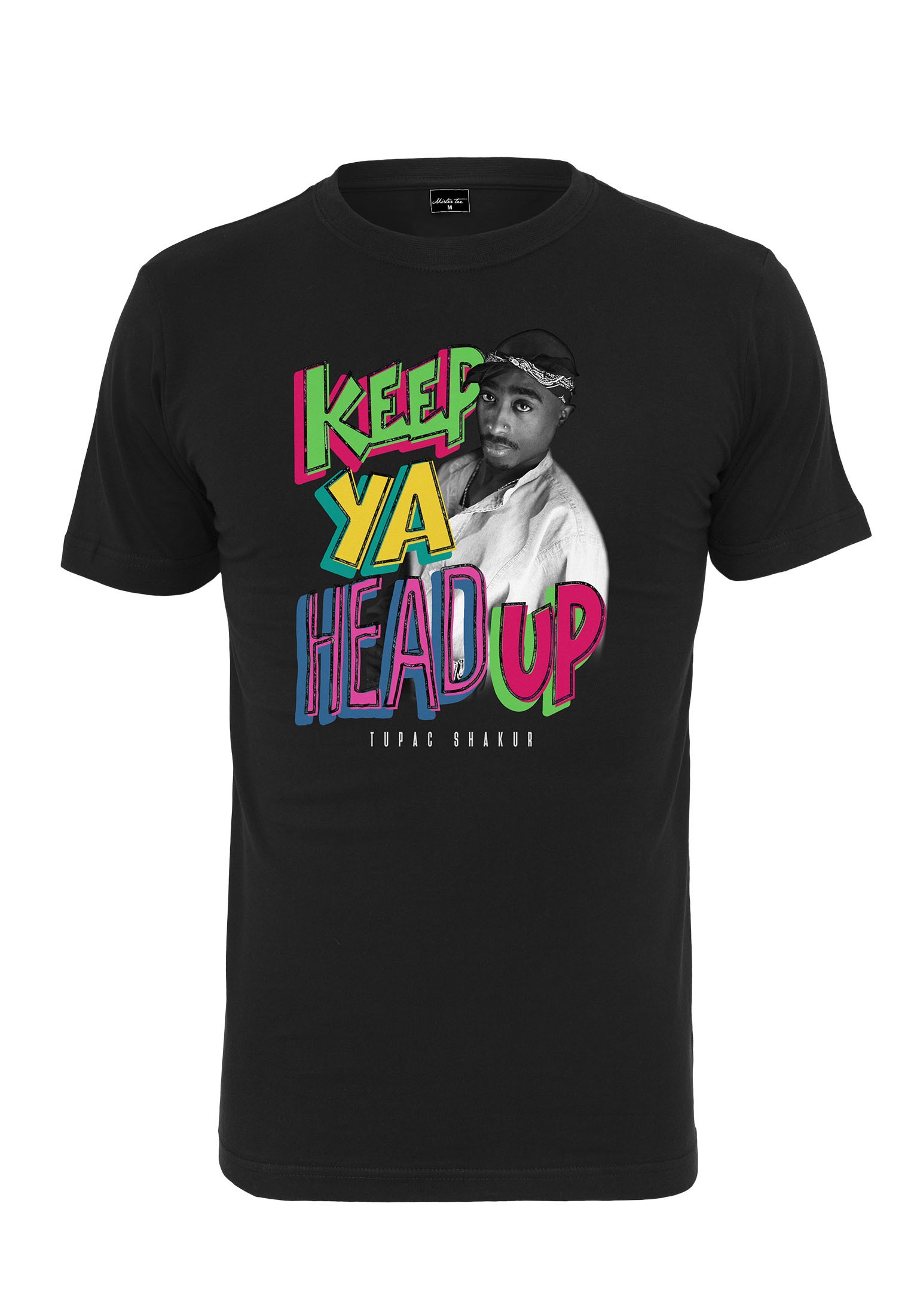 MisterTee T-Shirt »MisterTee Herren TuPac Keep Ya Head Up Tee«, (1 tlg.)
