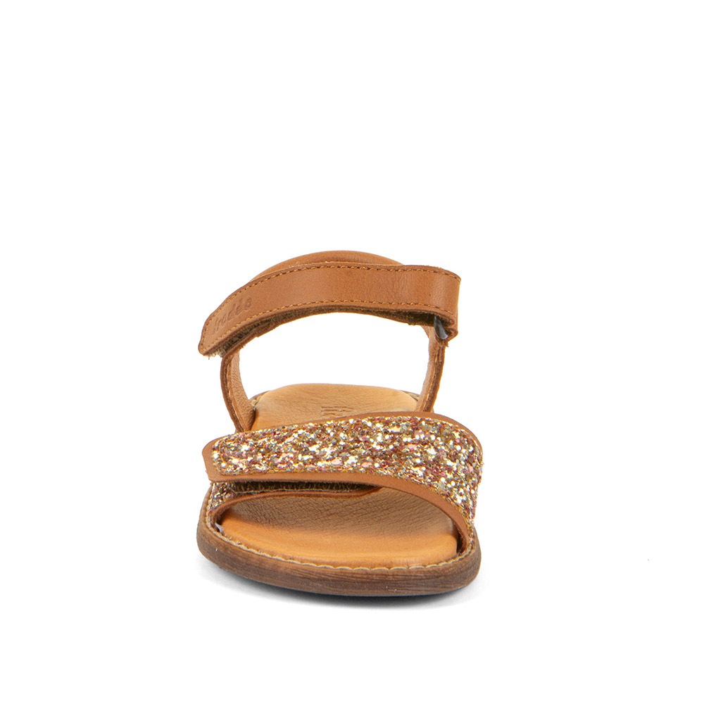 Froddo Lore Sparkle Girls Sandal Cognac Size 33 3