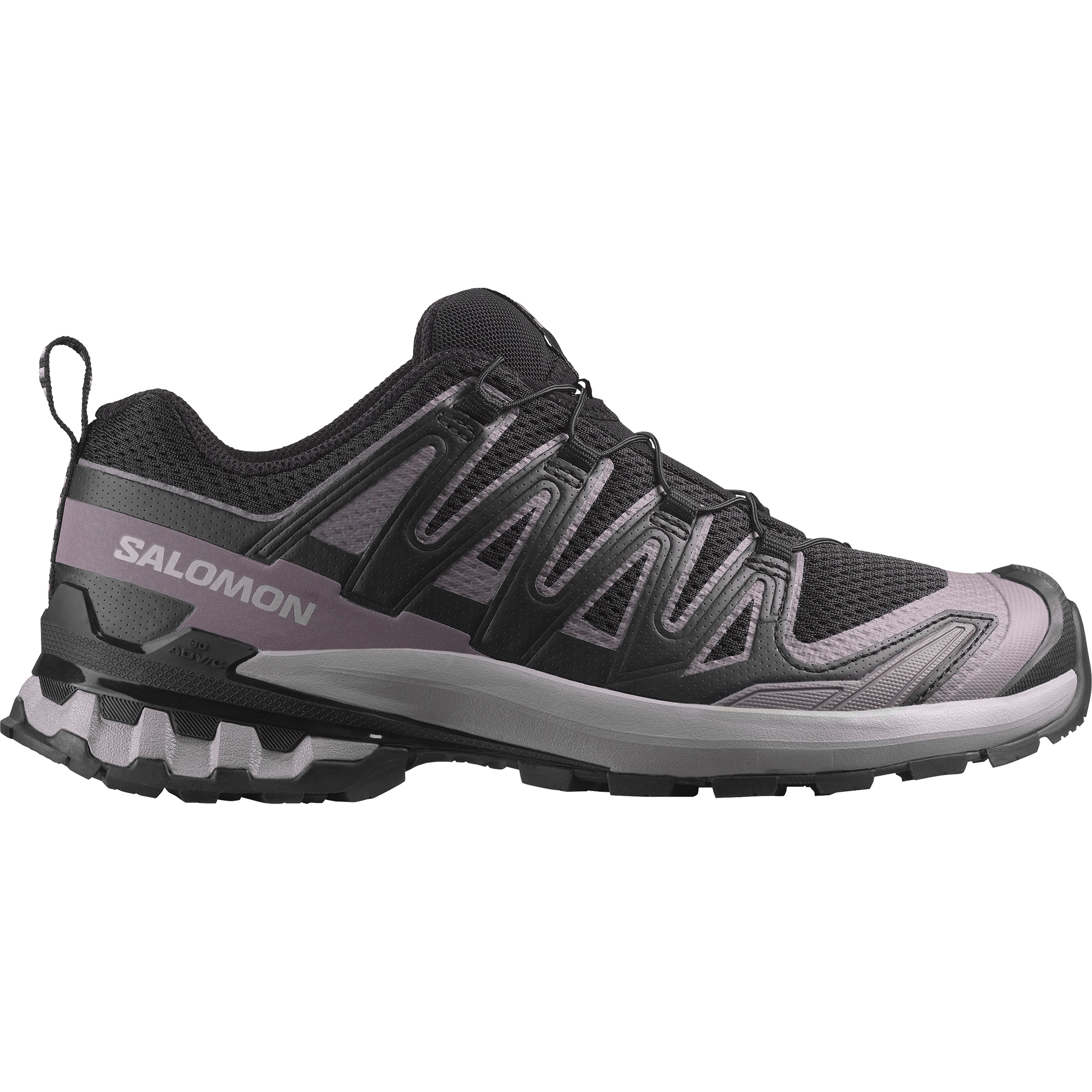 SALOMON Damen Trailrunningschuh "XA PRO 3D V9 W", Gr. 38,5, schwarz, Synthetik, Textil, Schuhe, für mehr Grip