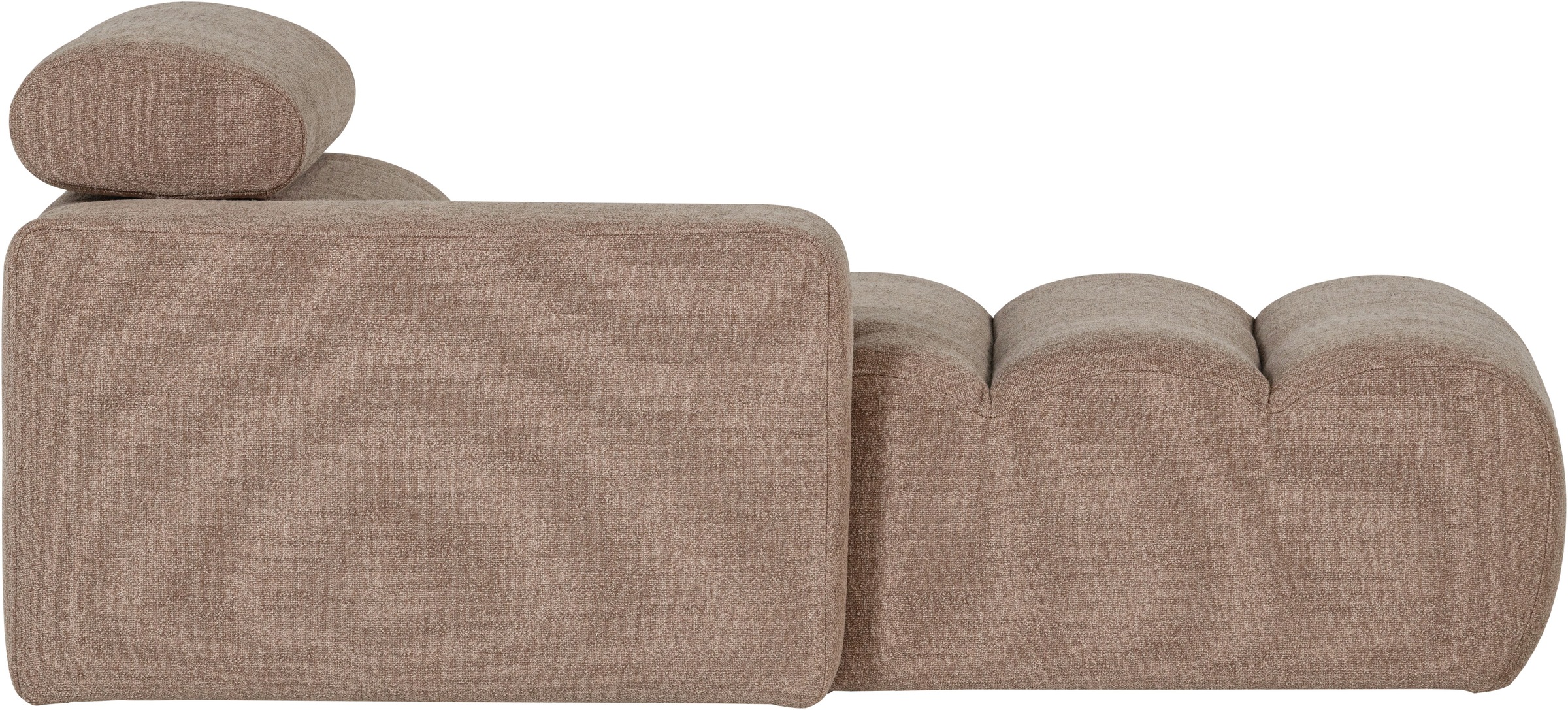 WOOOD Sofaelement »Novi Bezug mit verstellbarer Nackenstütze B 109 x T 173 x H 86 cm« Tragkraft 120 kg, Maximale Verschleißfestigkeit