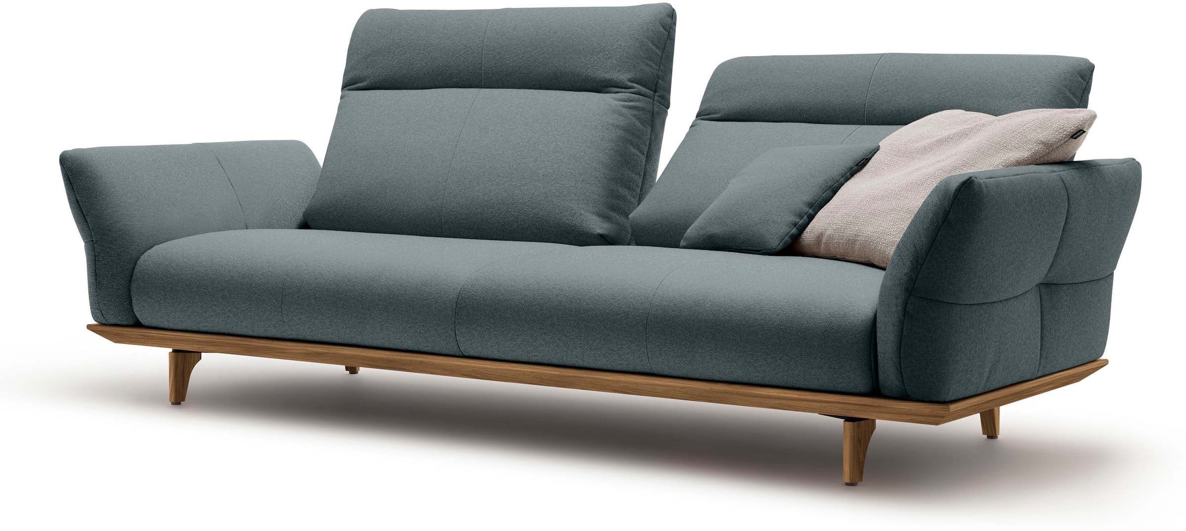 Creation BY ROLF BENZ 3,5-Sitzer »CR.460«, Sockel und Füße in Nussbaum, Breite 228 cm