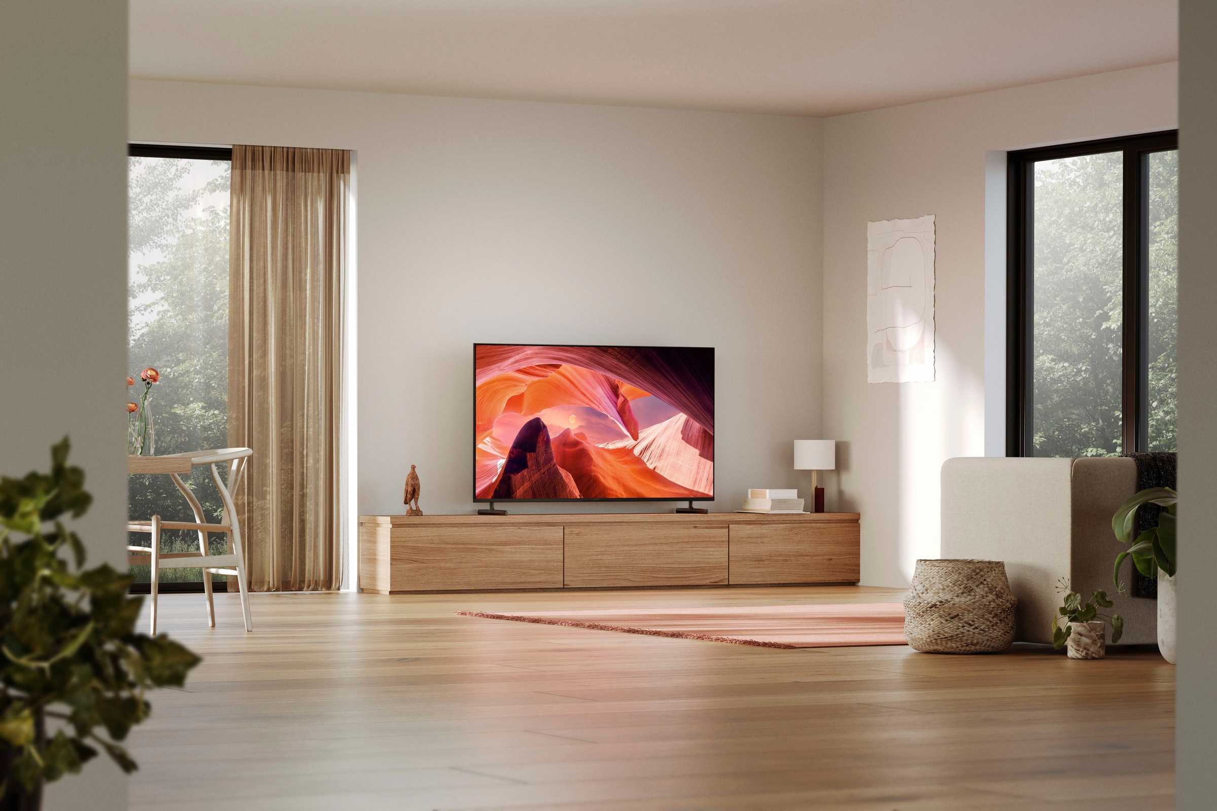 Sony LED-Fernseher »KD-75X80L«, 189 Google Ultra 4K BRAVIA HDR, cm/75 BAUR | TV-Smart Sprachsuche, ECOPACK Core Zoll, HD, X1-Prozessor, -TV