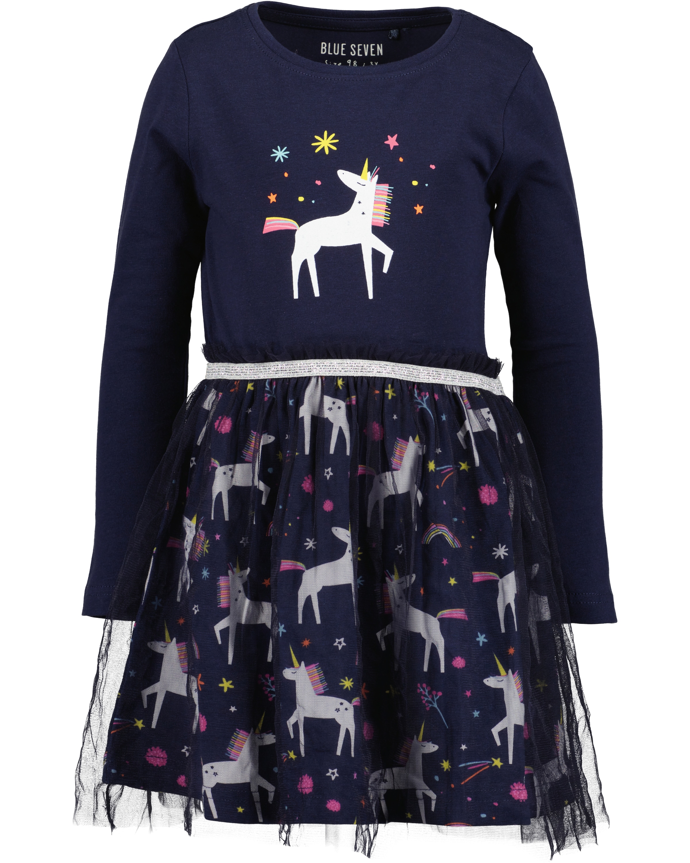 Blue Seven Jerseykleid "Kleid mit Tüllrock"