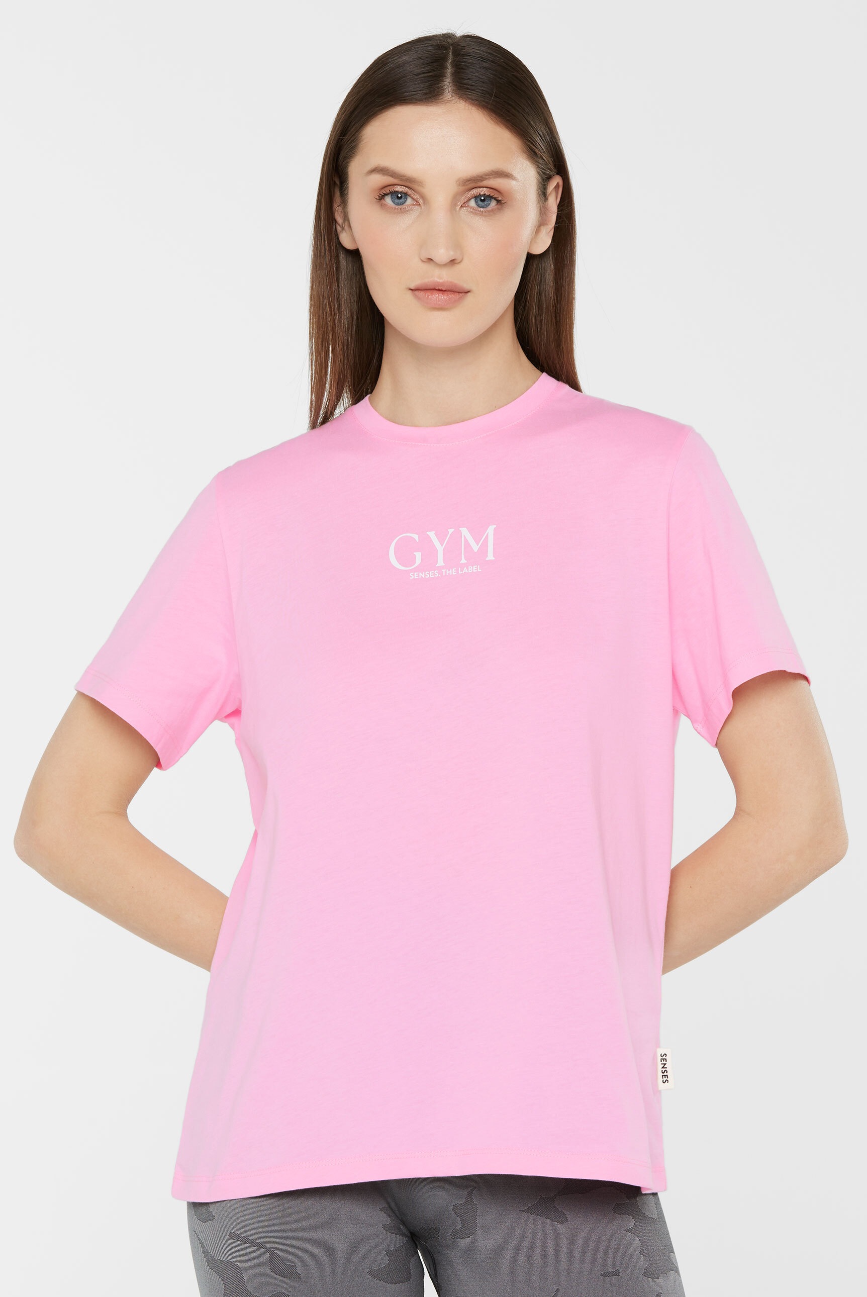 SENSES.THE LABEL Rundhalsshirt, aus Baumwolle