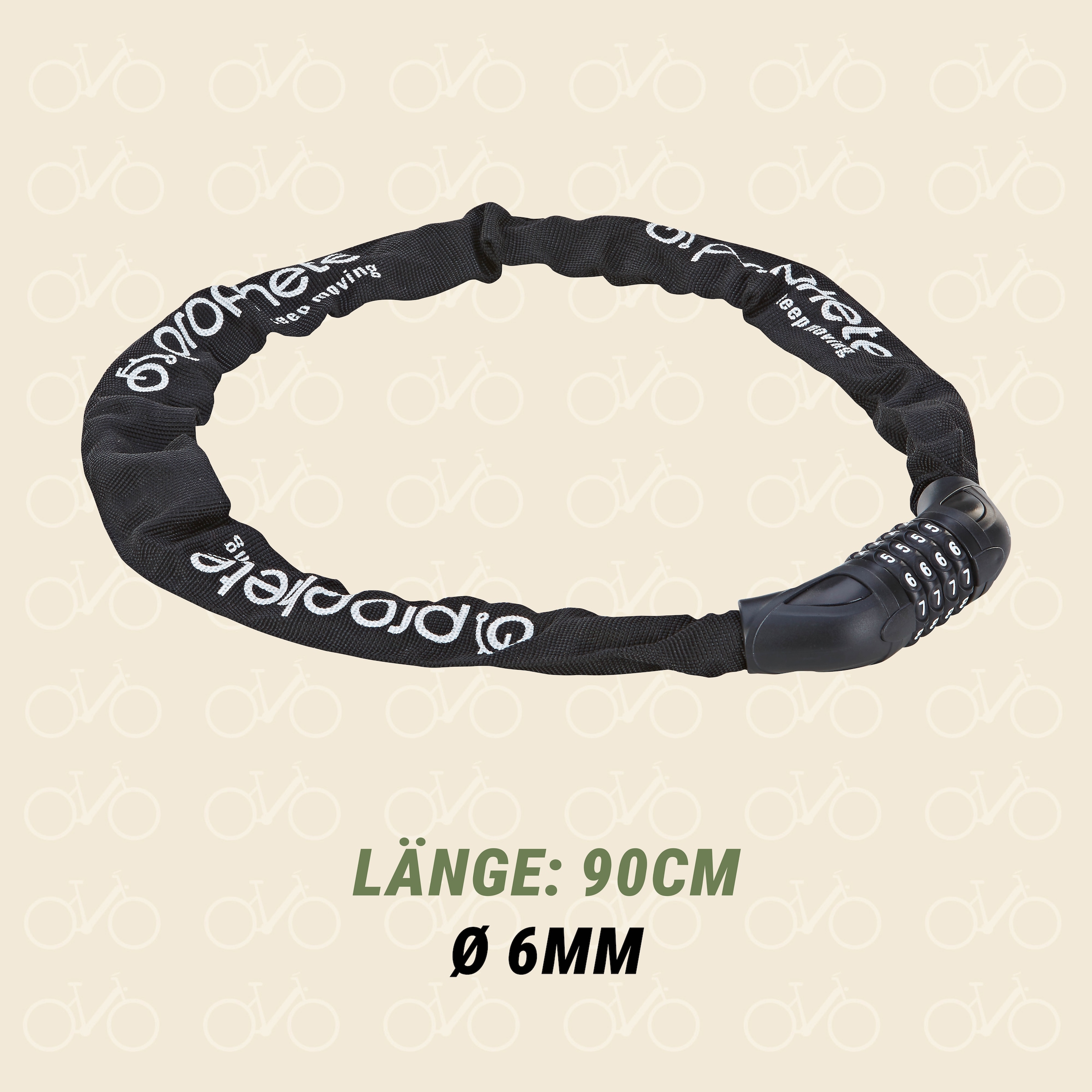 Prophete Zahlenkettenschloss »Zahlen Kettenschloss«