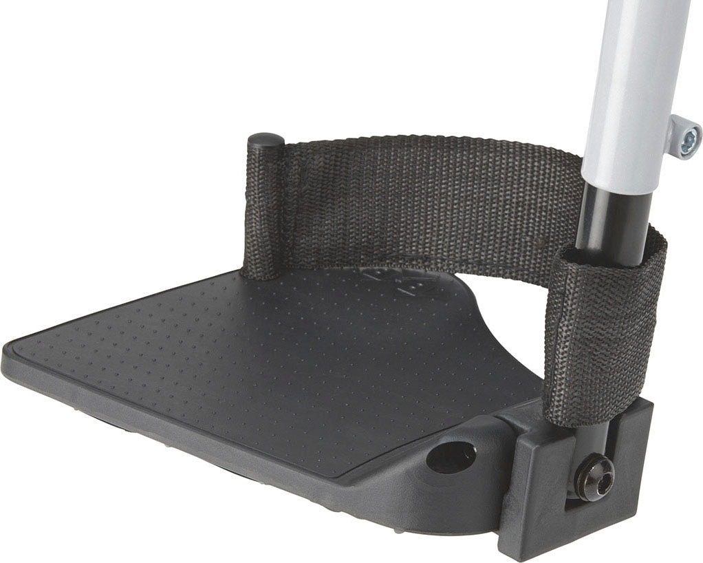 Bischoff & Bischoff Transportrollstuhl »S-Eco 300, variable Sitzbreiten« abschwenkbare Beinstützen, Ankipphilfe