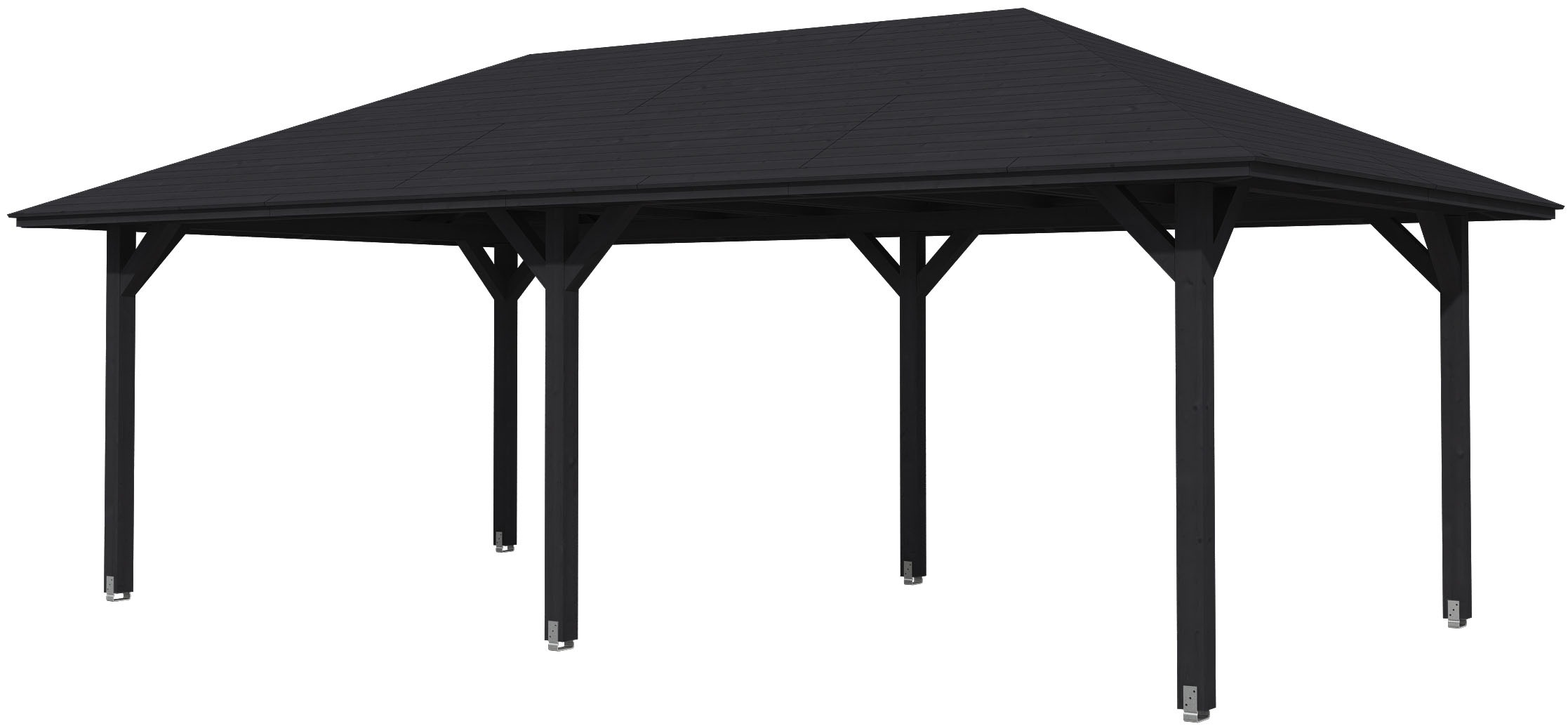 Skanholz Pavillon "Orleans 2", 4-Eck, BxT: 439x786 cm günstig online kaufen