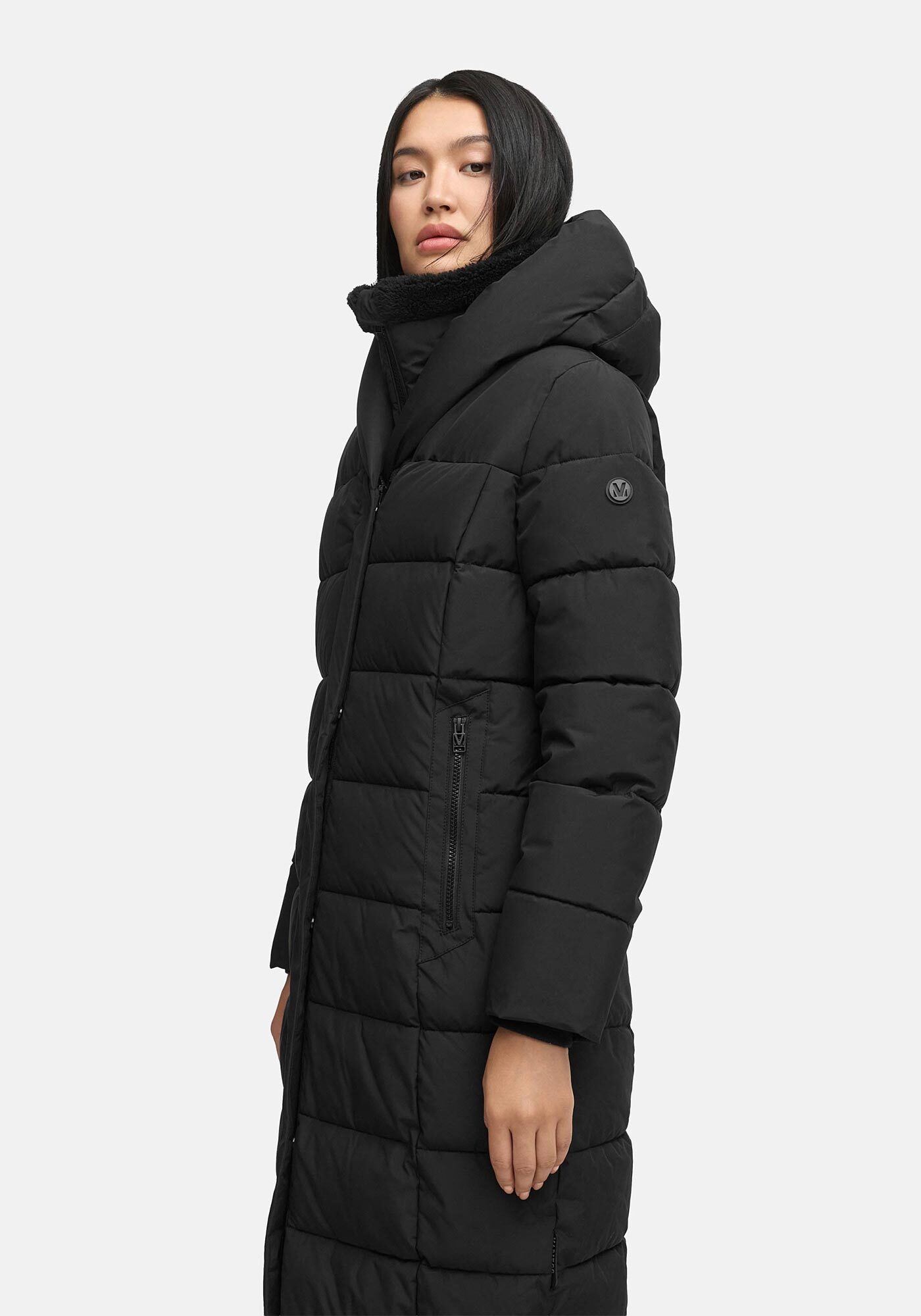 Thumbnail - Marikoo Winterjacke "Pakoraa" extra langer Winter Mantel mit abnehmbaren Innenteil
