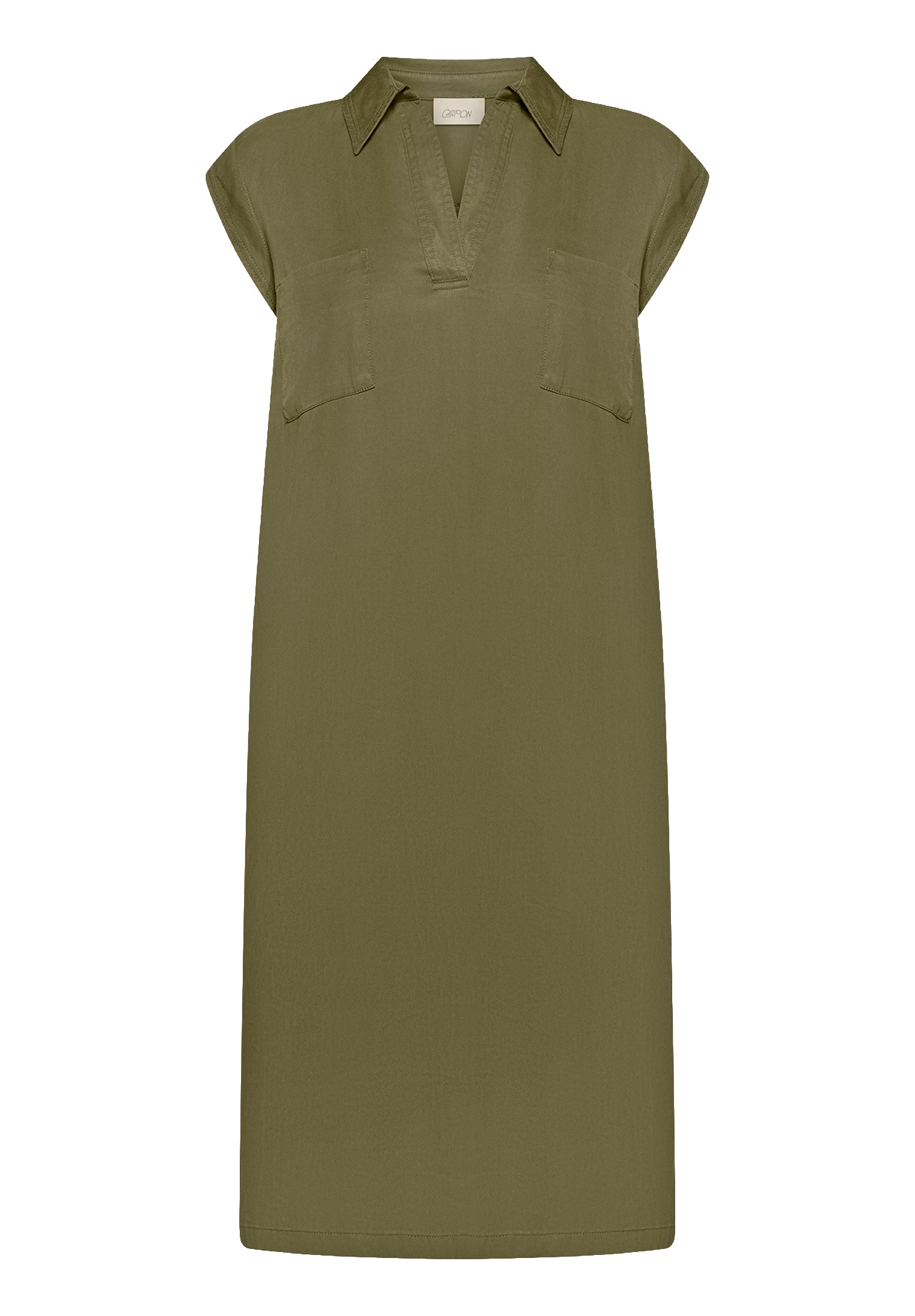 Cartoon Druckkleid »Damen mit Kragen« Ohne Tasche