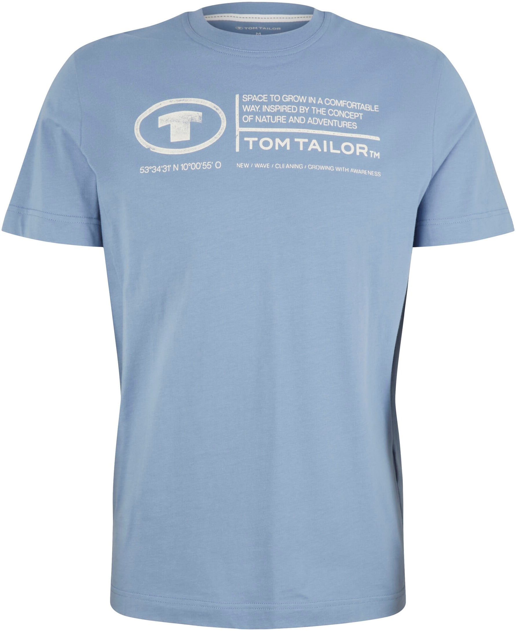 TOM TAILOR Print-Shirt »Tom Tailor Herren T-Shirt Frontprint«