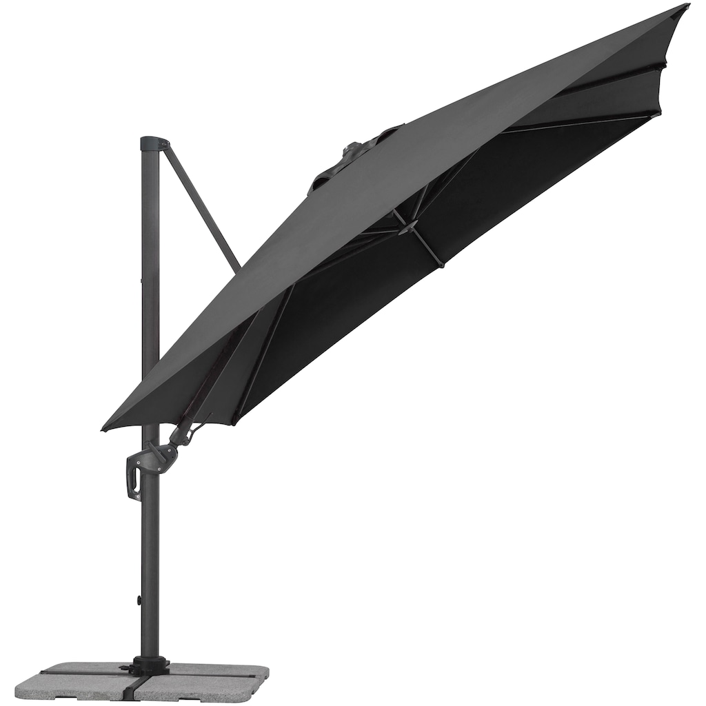 Schneider Schirme Ampelschirm »Rhodos Twist«, mit Schutzhülle, ohne Wegeplatten