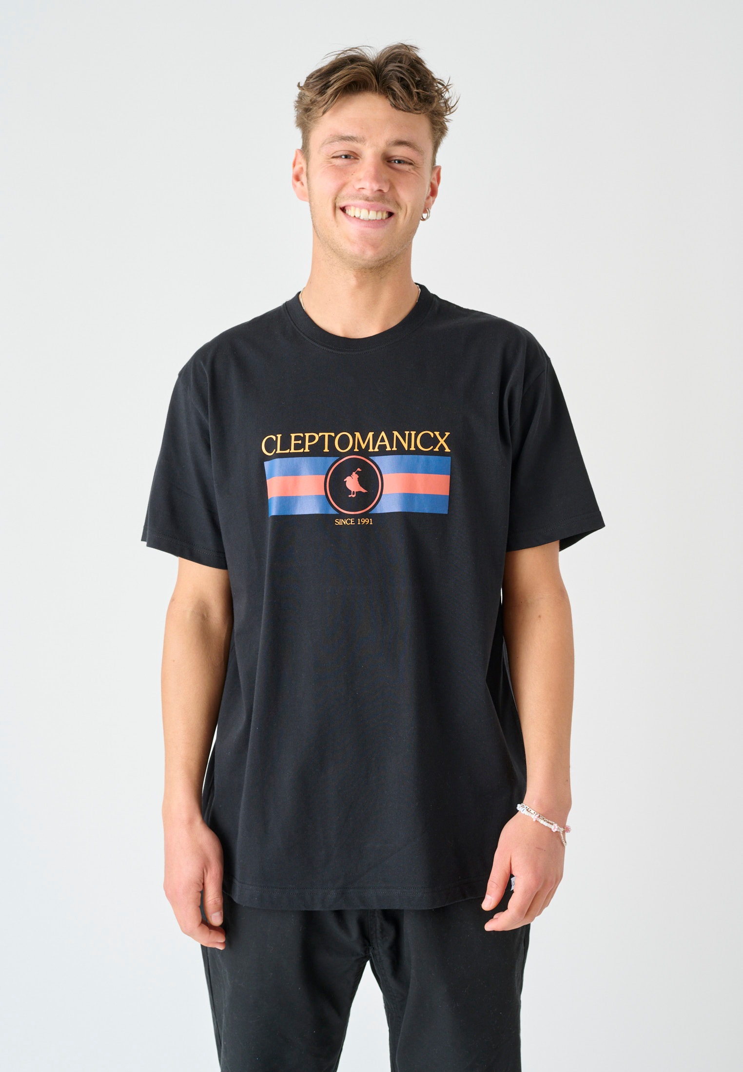 Cleptomanicx T-Shirt »Gulli«, mit Statement-Logo