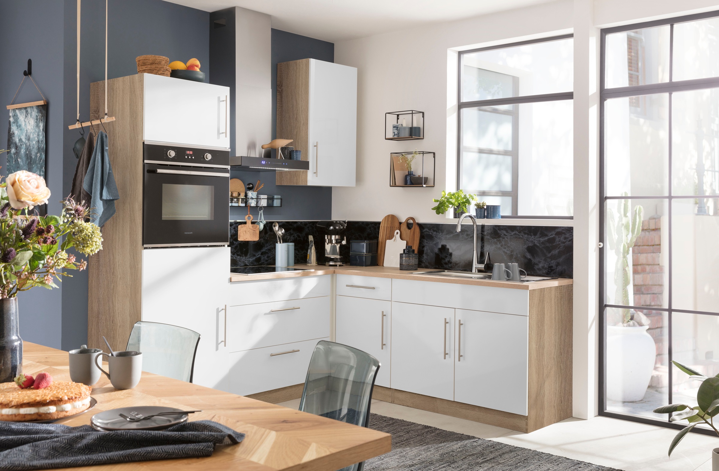 wiho Küchen Spülenschrank "Cali" 100 cm breit, ohne Arbeitsplatte