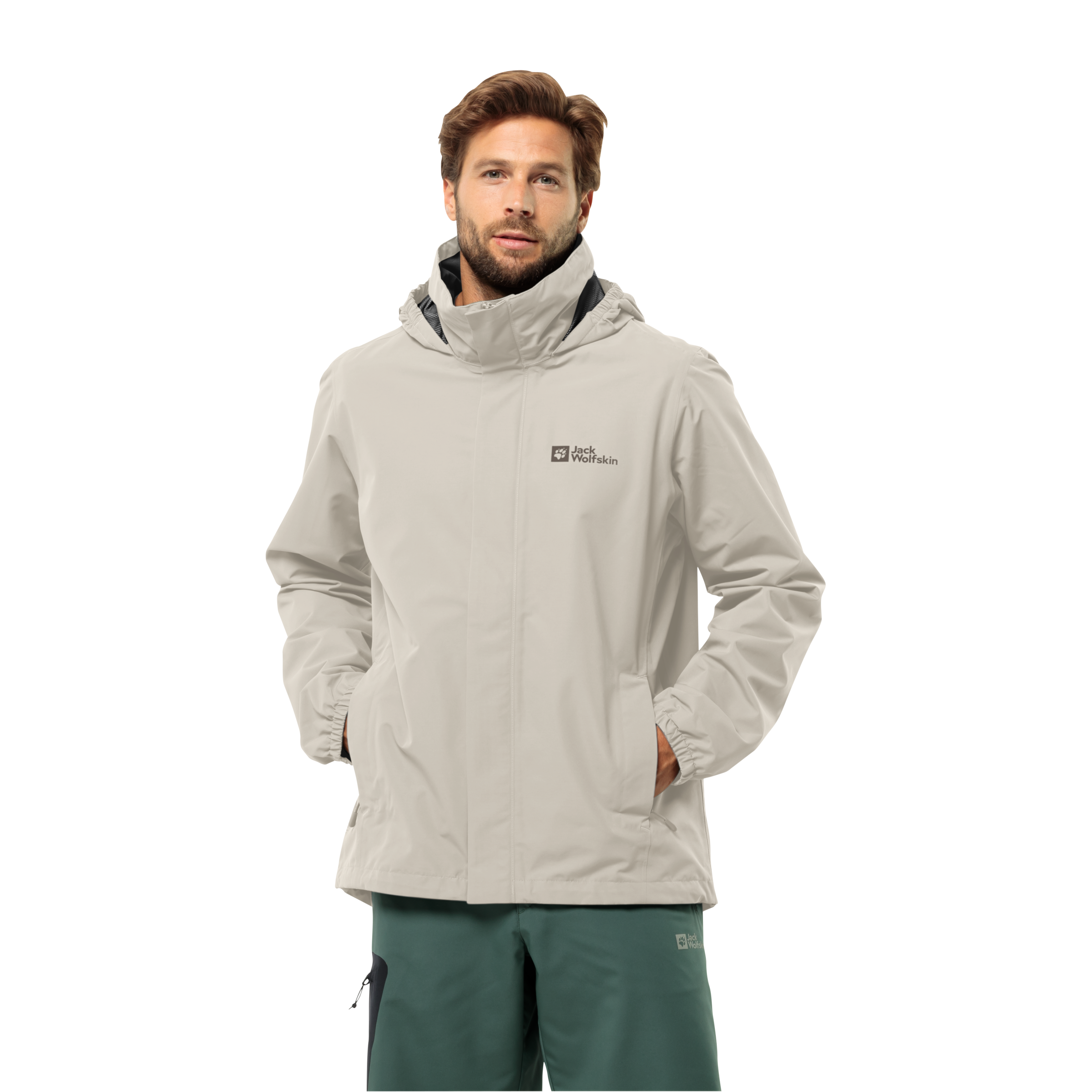 Jack Wolfskin Funktionsjacke "STORMY POINT 2L JKT M", mit Kapuze, Wasserdic günstig online kaufen