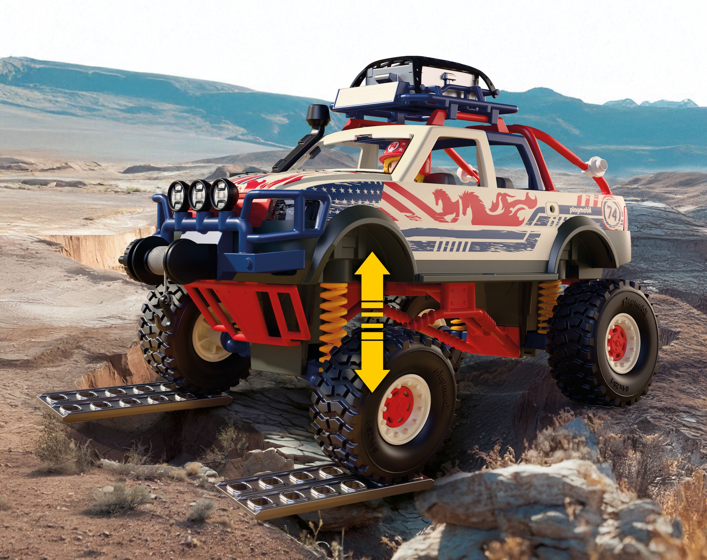 Playmobil® Konstruktions-Spielset »Offroad Truck (72061), City Action« Made in Europe