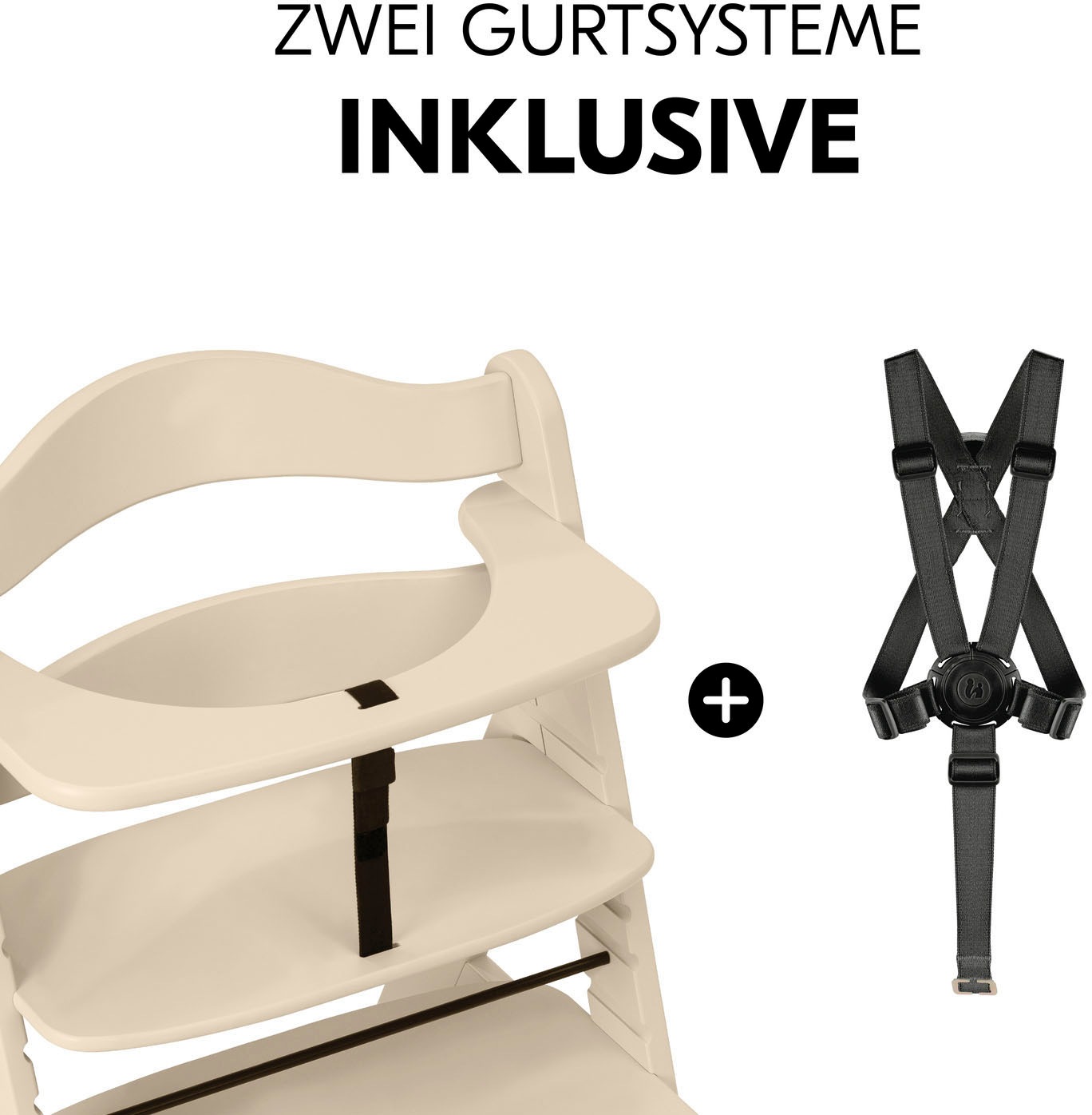 Hauck Hochstuhl »Alpha+, Vanilla«, FSC® - schützt Wald - weltweit