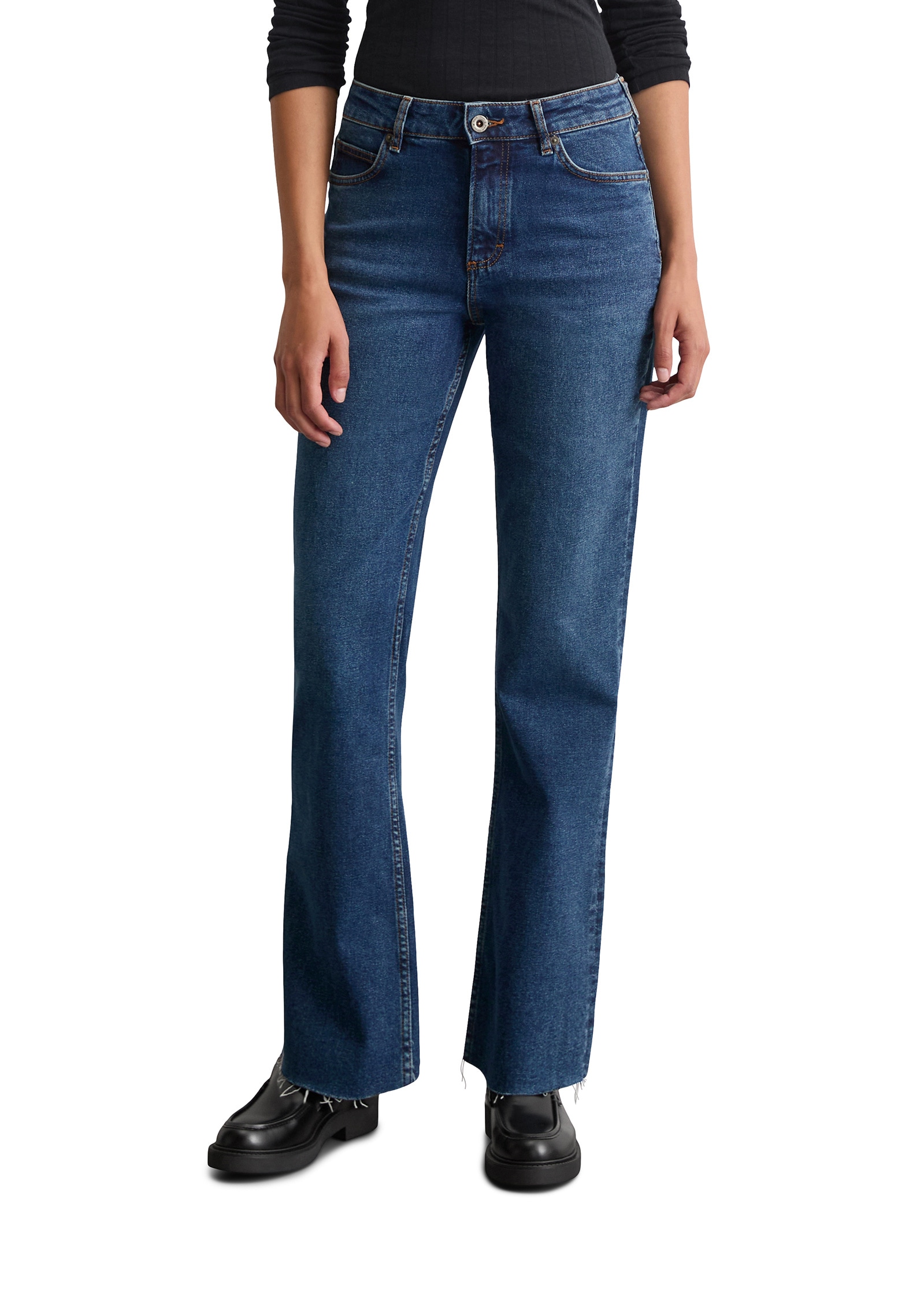 Marc OPolo Schlagjeans "aus Organic-Cotton-Mix-Stretch" günstig online kaufen