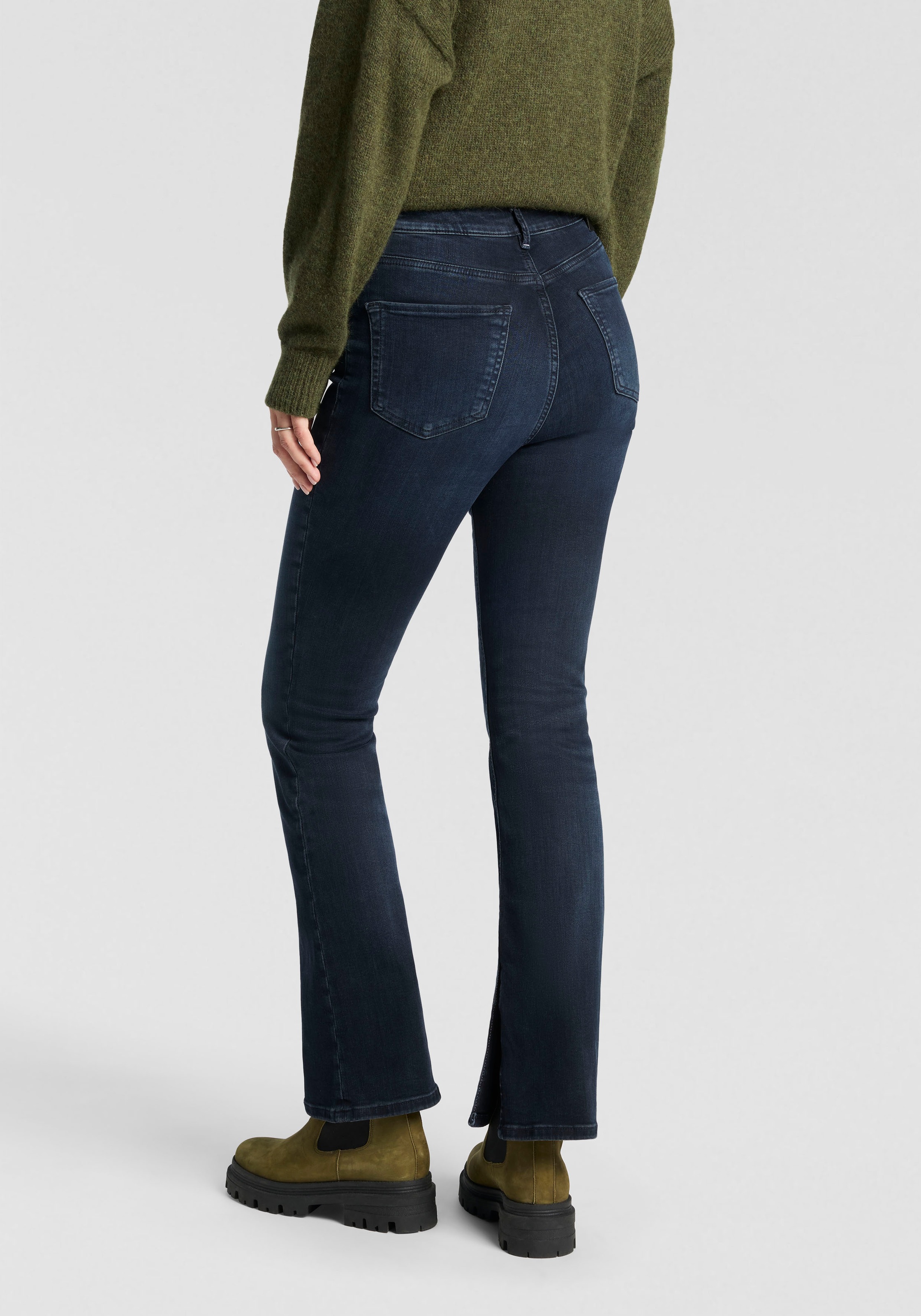 BOSS ORANGE Bootcut-Jeans "Rosa High Rise Bootcut Premium Damenmode", mit g günstig online kaufen