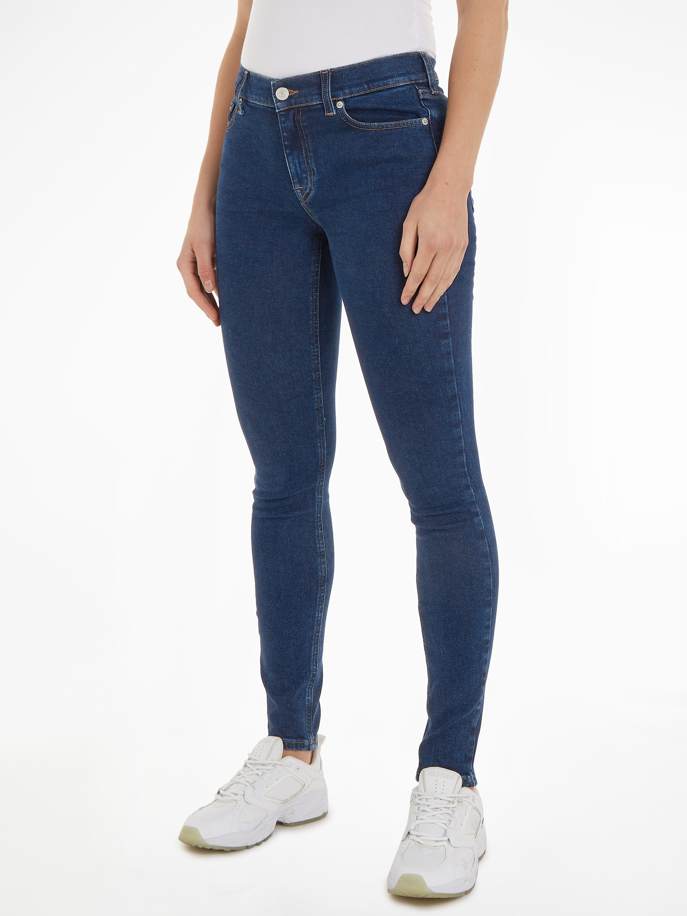 Tommy Jeans Skinny-fit-Jeans, mit Logobadge und Logostickerei für kaufen |  BAUR | Stretchjeans