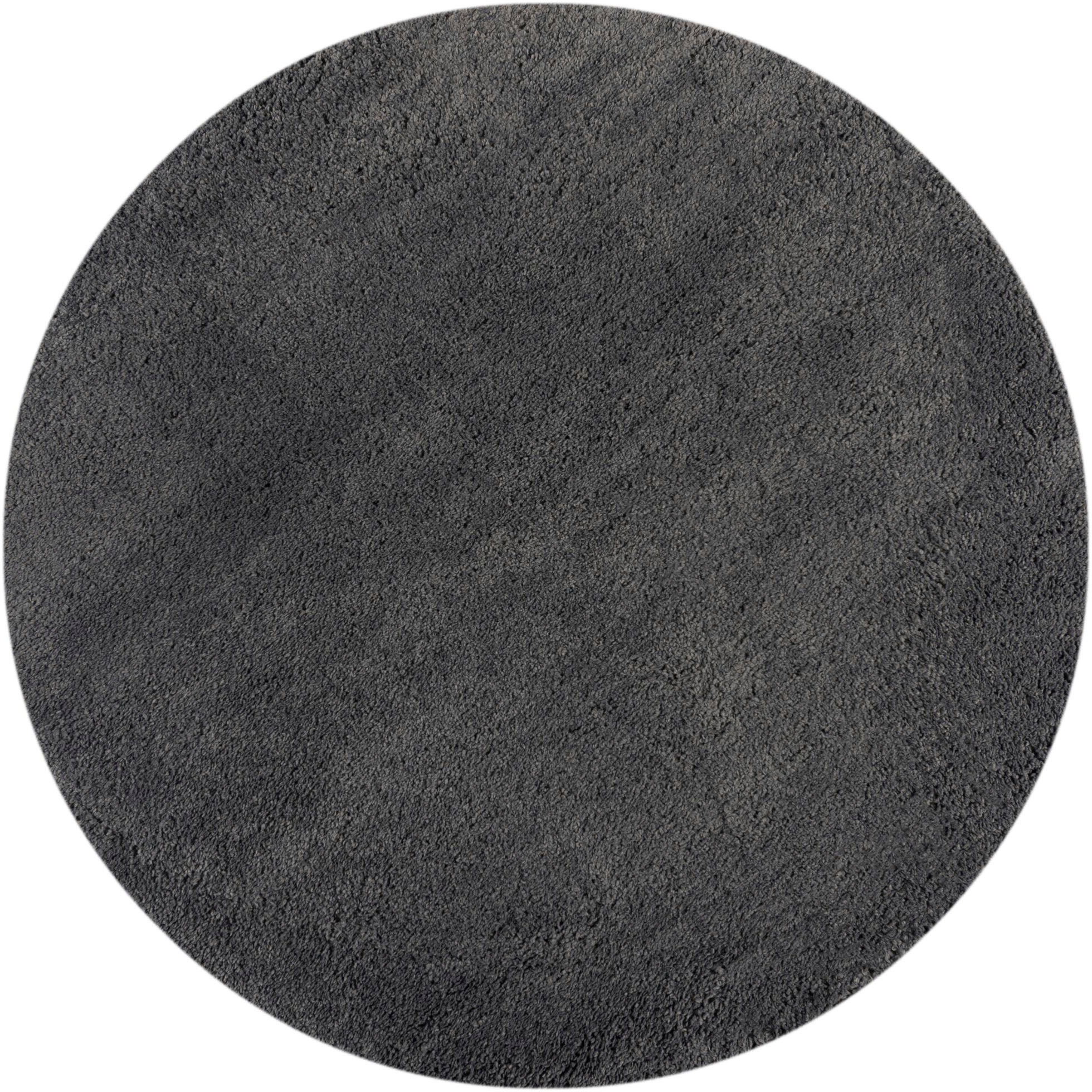 FLAIR RUGS Hochflor-Teppich "Feather" rund 40 mm Höhe günstig online kaufen